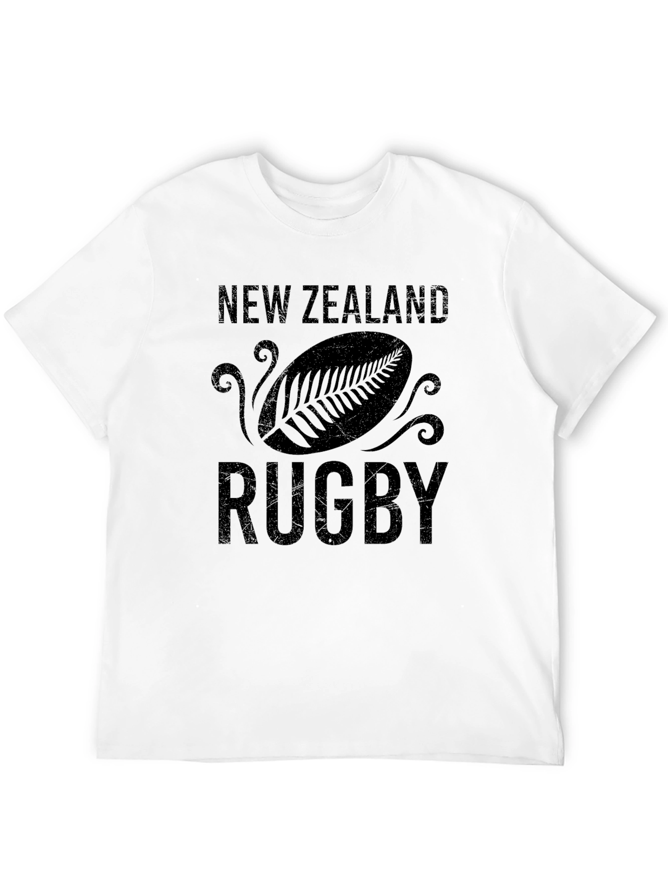 New Zealand Rugby Graphic Black T-Shirt