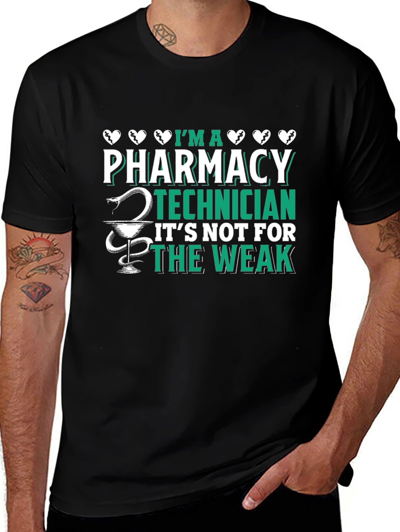 Pharmacy Technician Graphic Tee - Its Not for the Weak