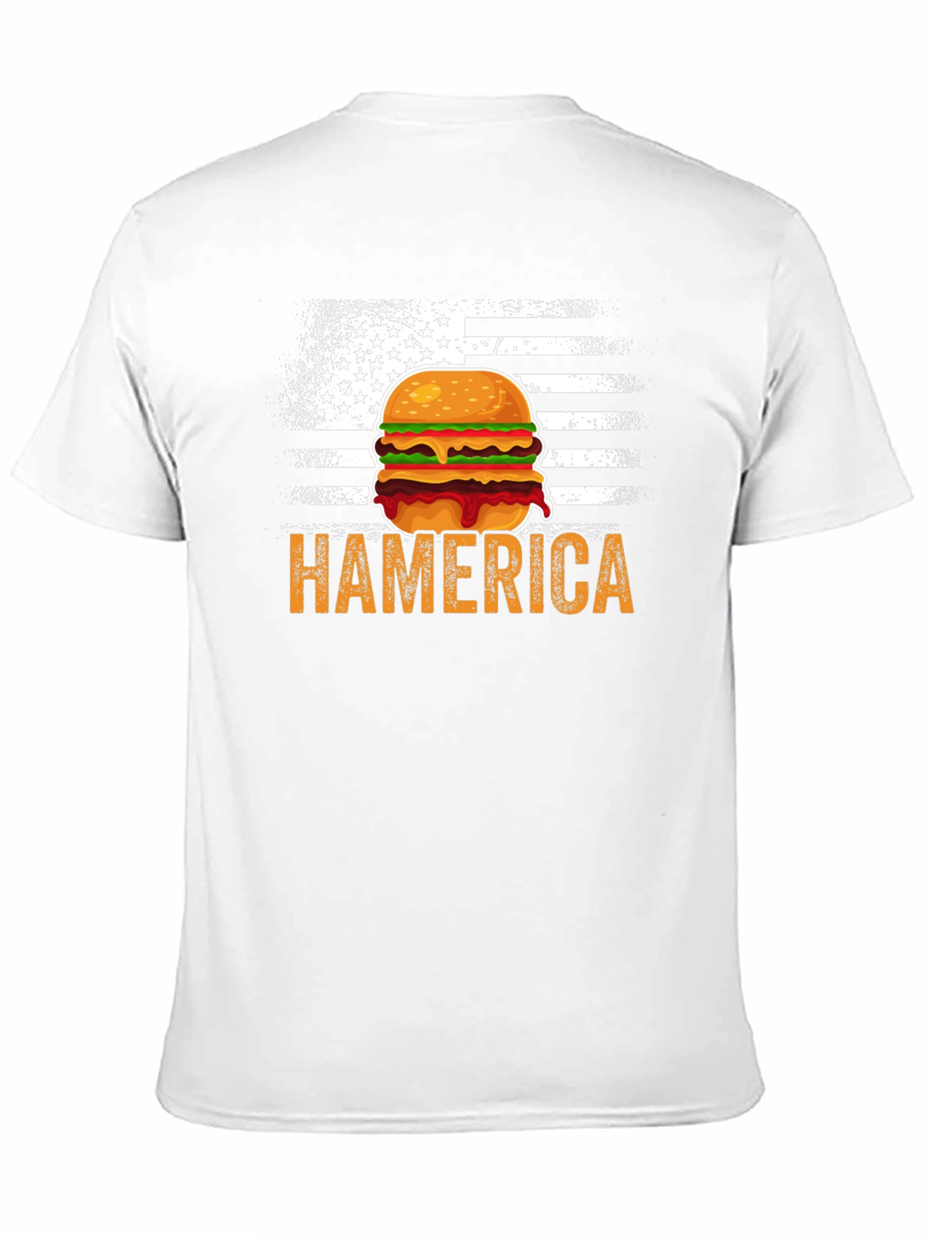 Hamerica Burger USA Flag T-Shirt