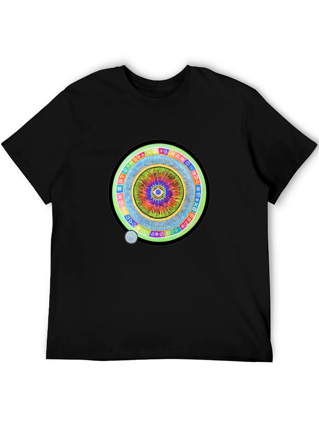Mystic Eye Graphic Black T-Shirt