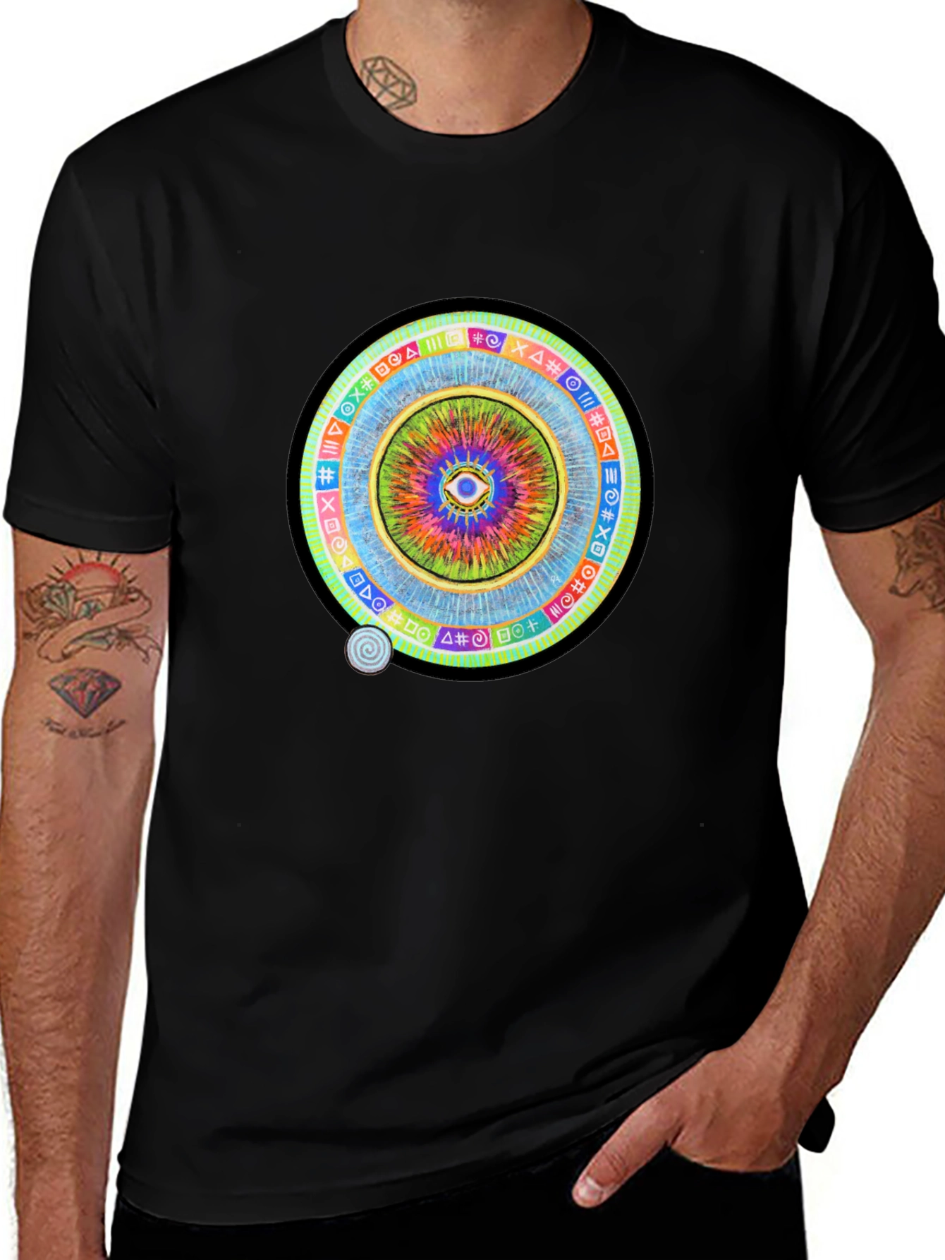 Mystic Eye Graphic Black T-Shirt