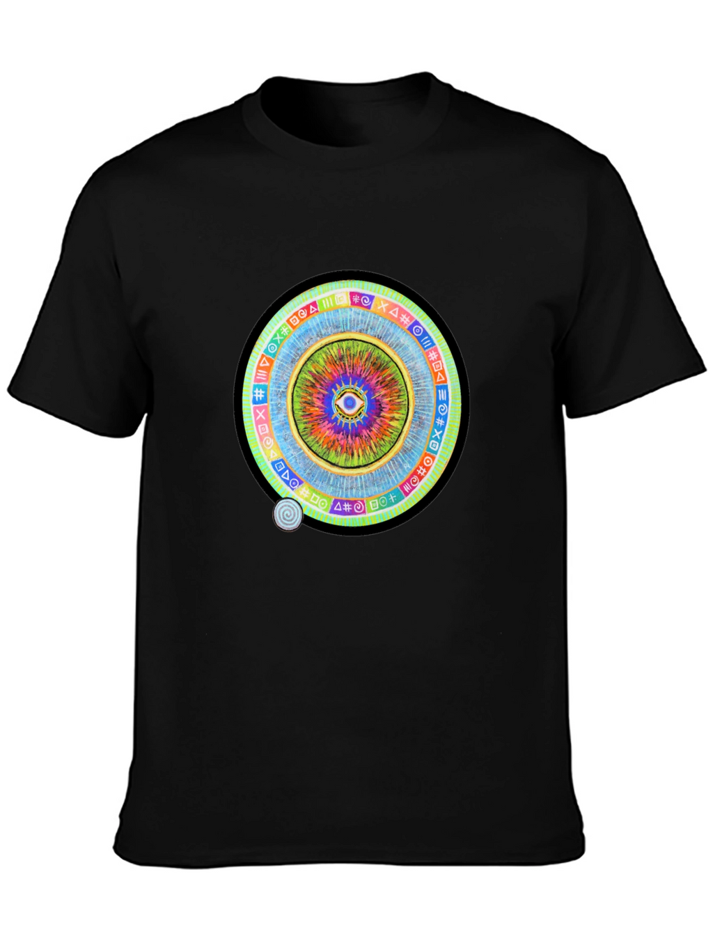 Mystic Eye Graphic Black T-Shirt