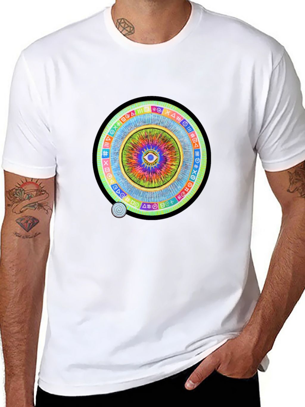 Mystic Eye Graphic Black T-Shirt