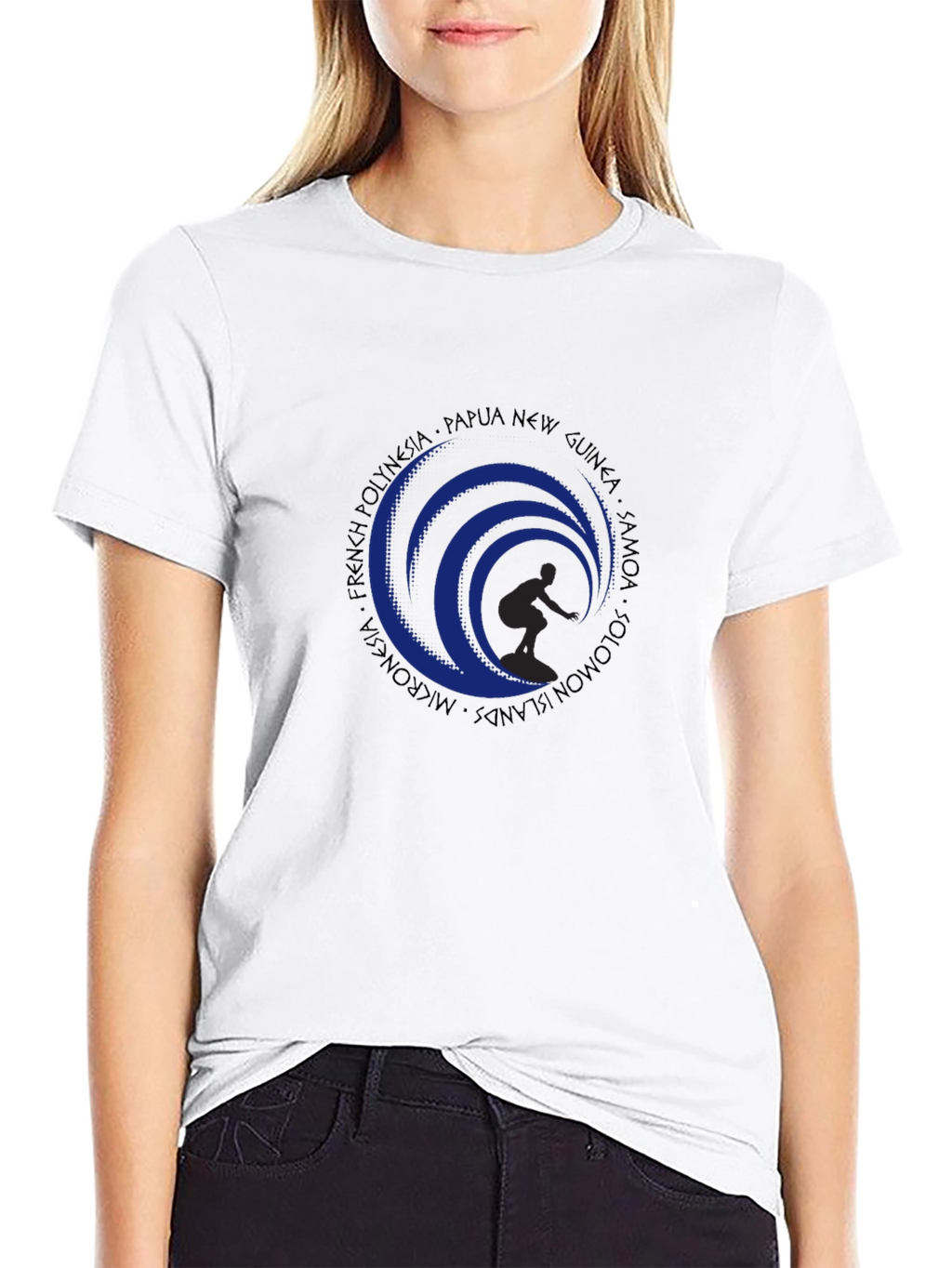 Surfer Wave Graphic Tee - Island Style