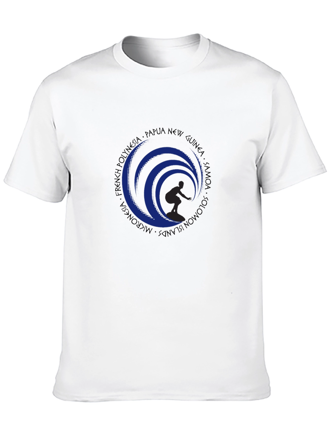 Surfer Wave Graphic Tee - Island Style