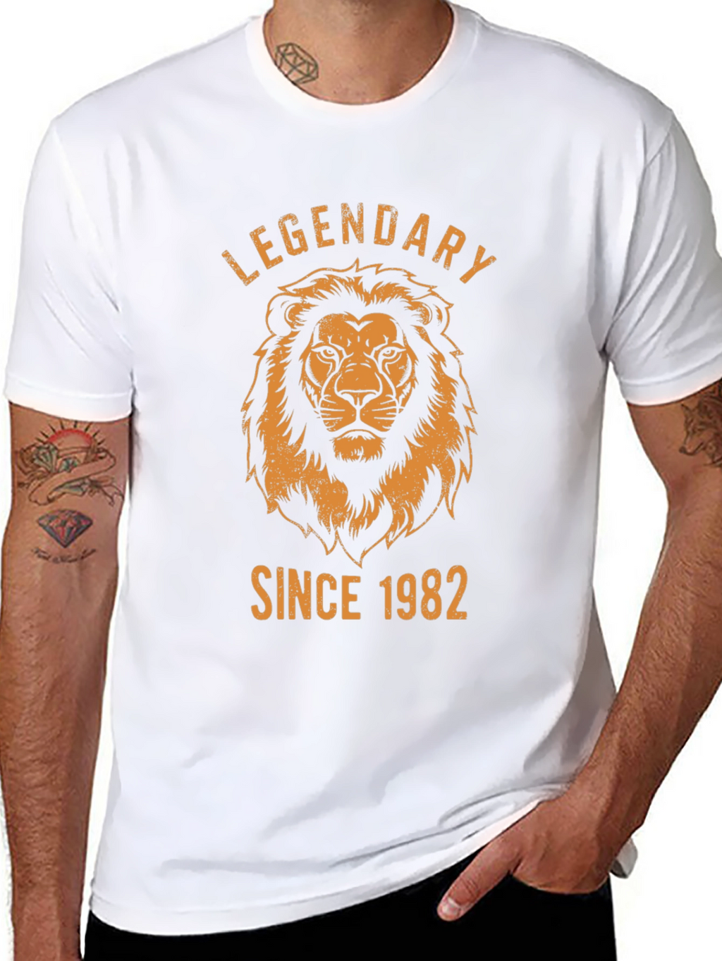 Legendary Since 1982 Lion Graphic T-Shirt