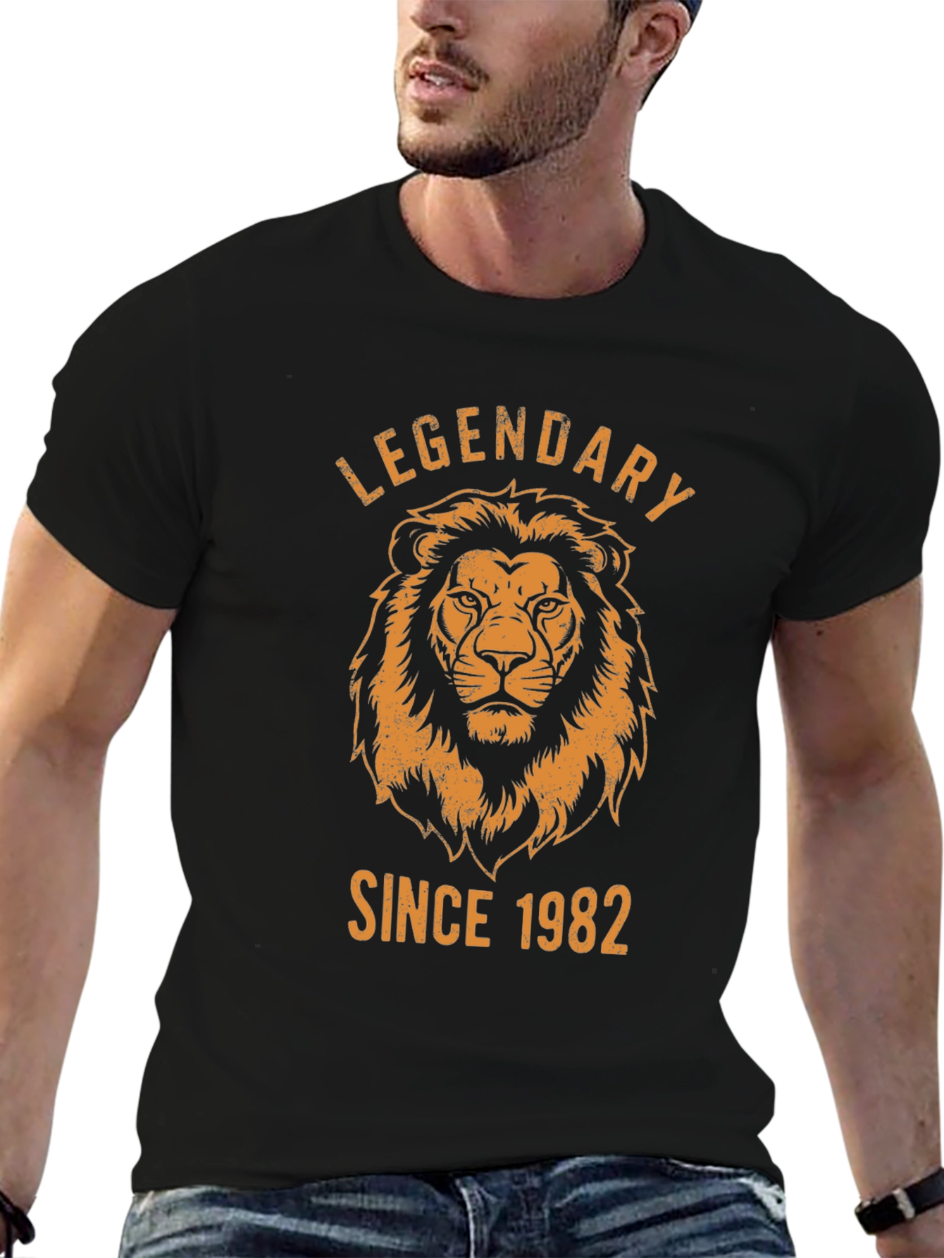 Legendary Since 1982 Lion Graphic T-Shirt