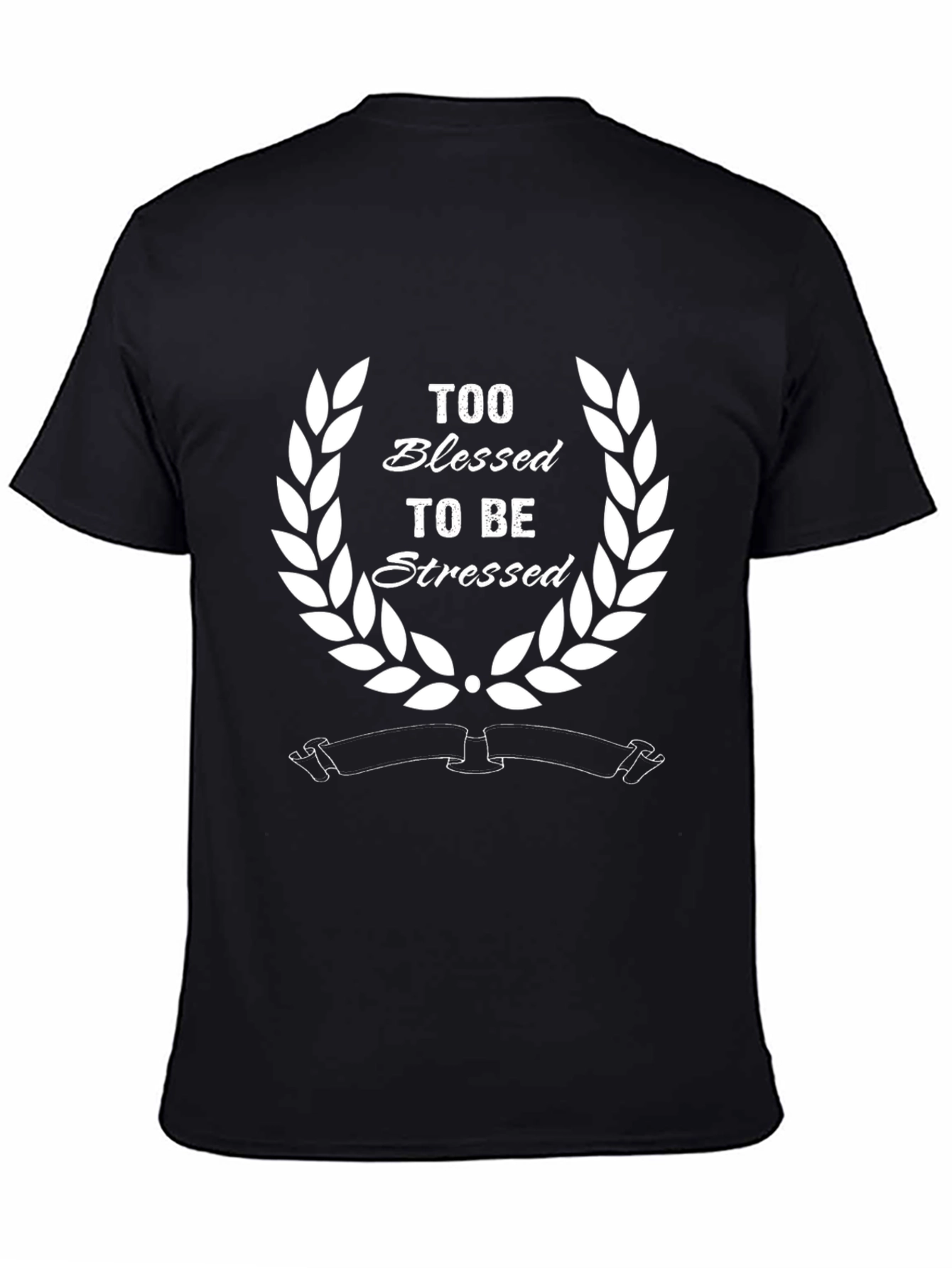 Too Blessed to Be Stressed Graphic Tee