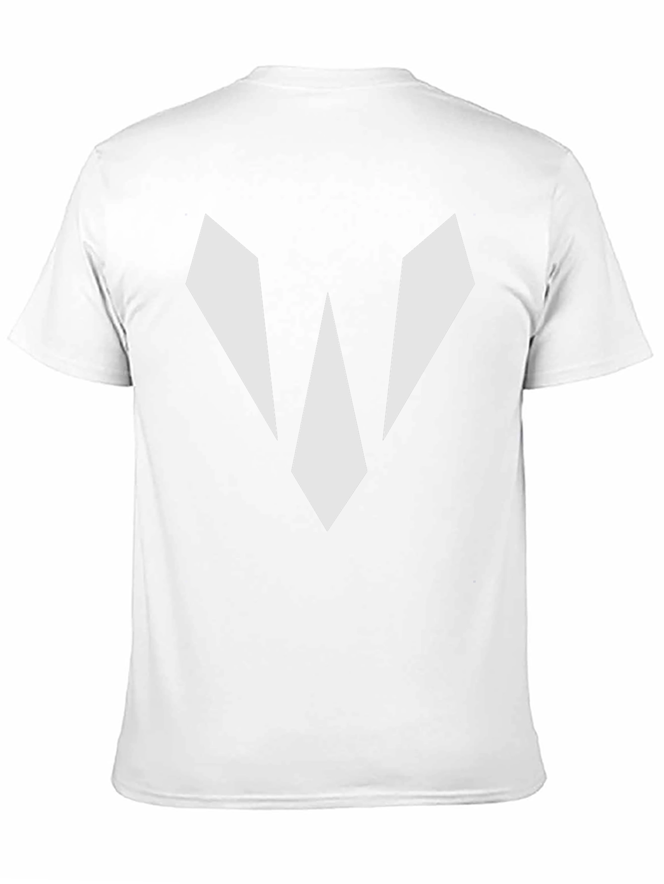 Geometric Graphic Black Tee Shirt