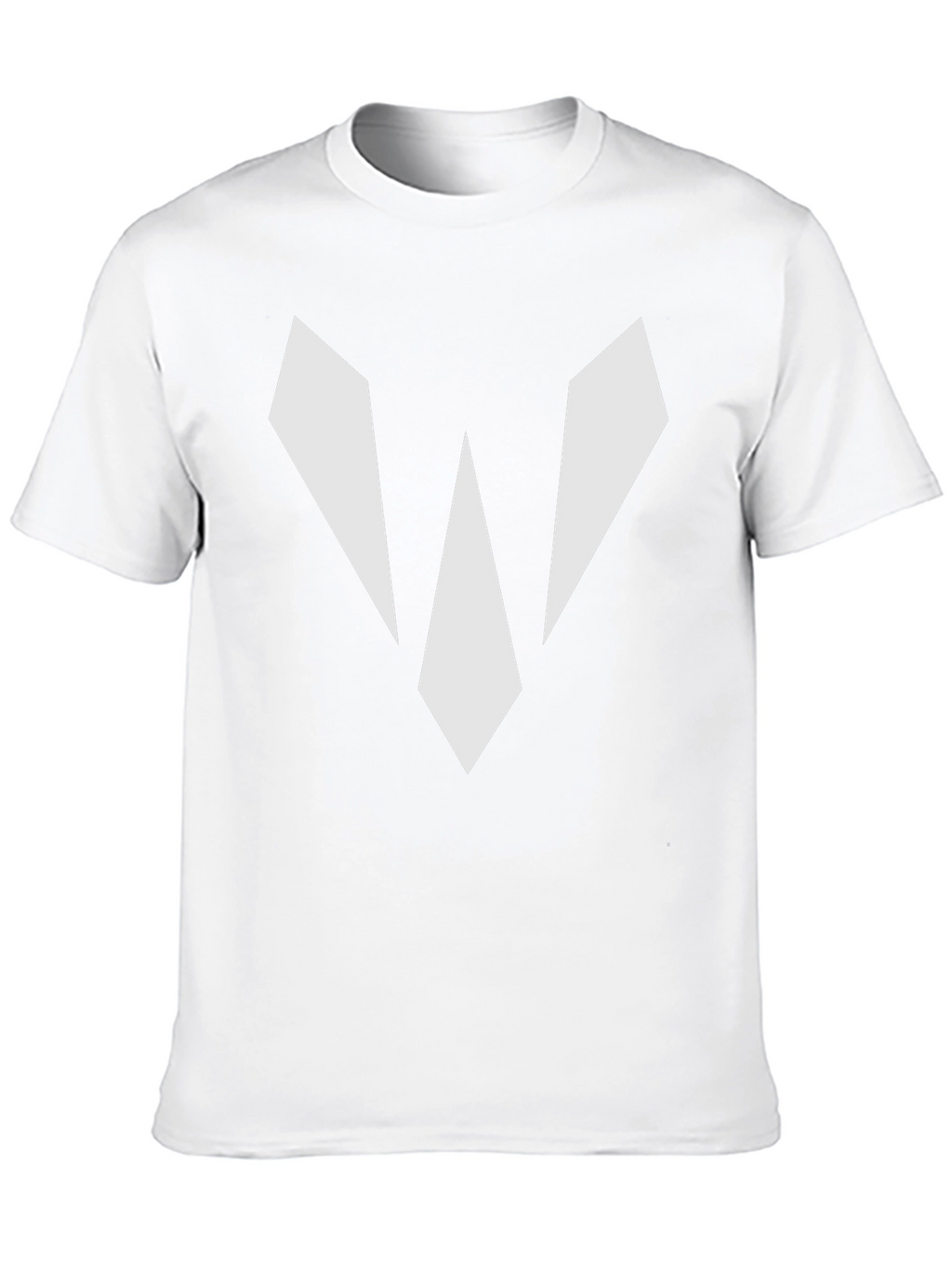 Geometric Graphic Black Tee Shirt