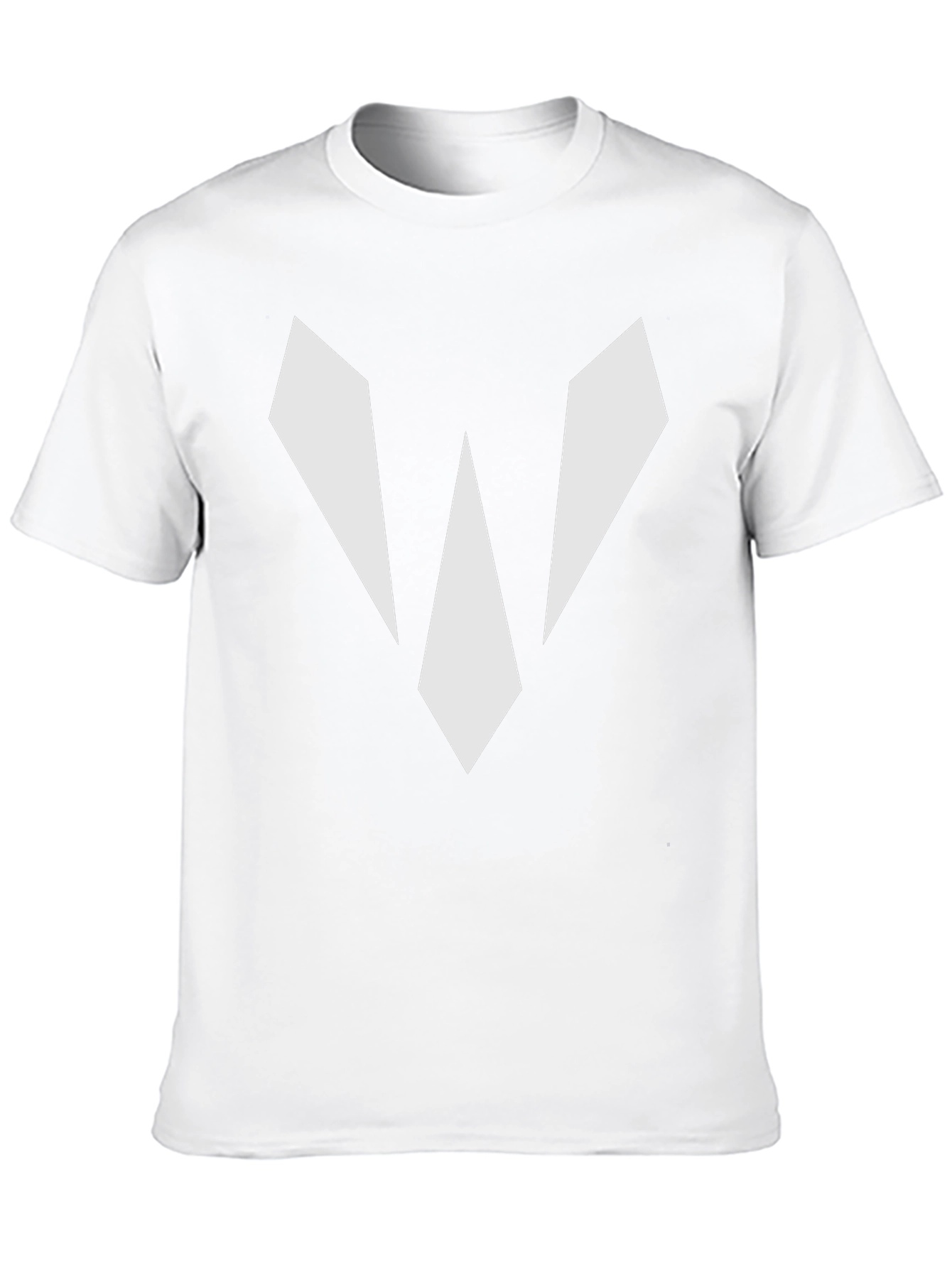 Geometric Graphic Black Tee Shirt
