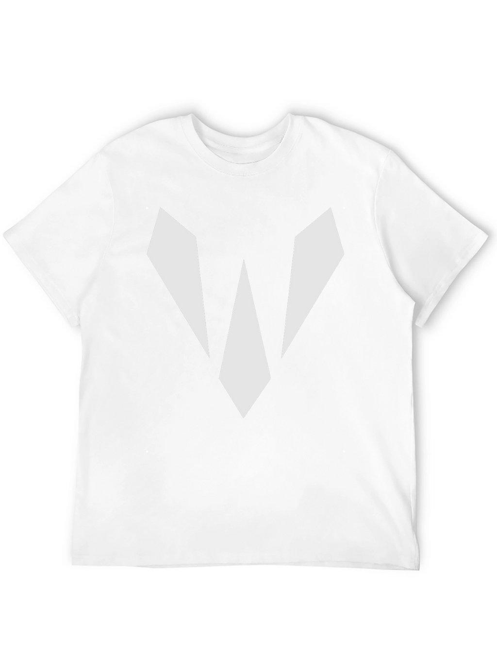 Geometric Graphic Black Tee Shirt