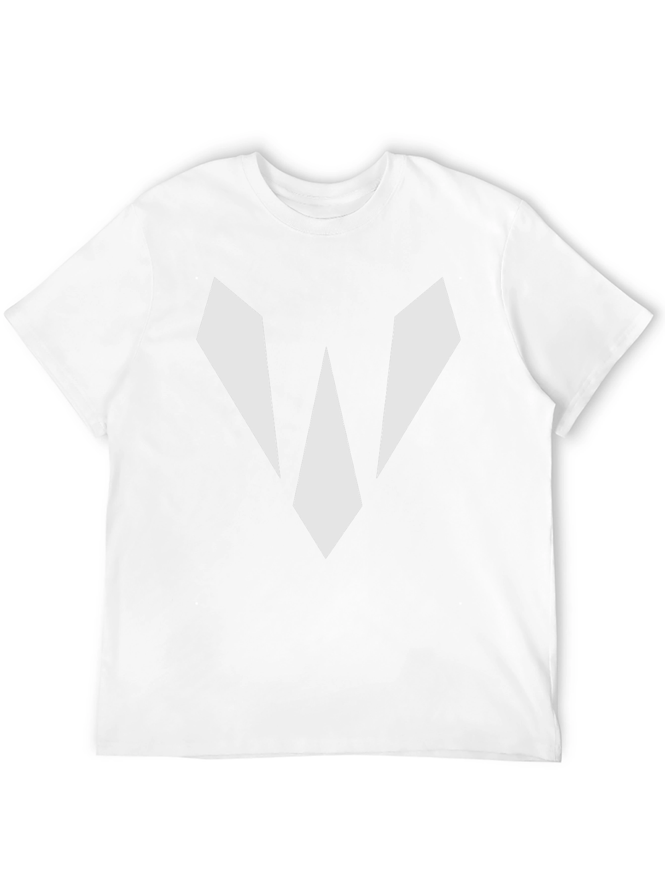 Geometric Graphic Black Tee Shirt