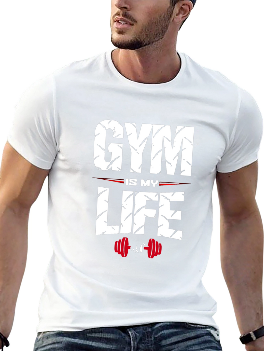 Gym Is My Life Graphic Tee
