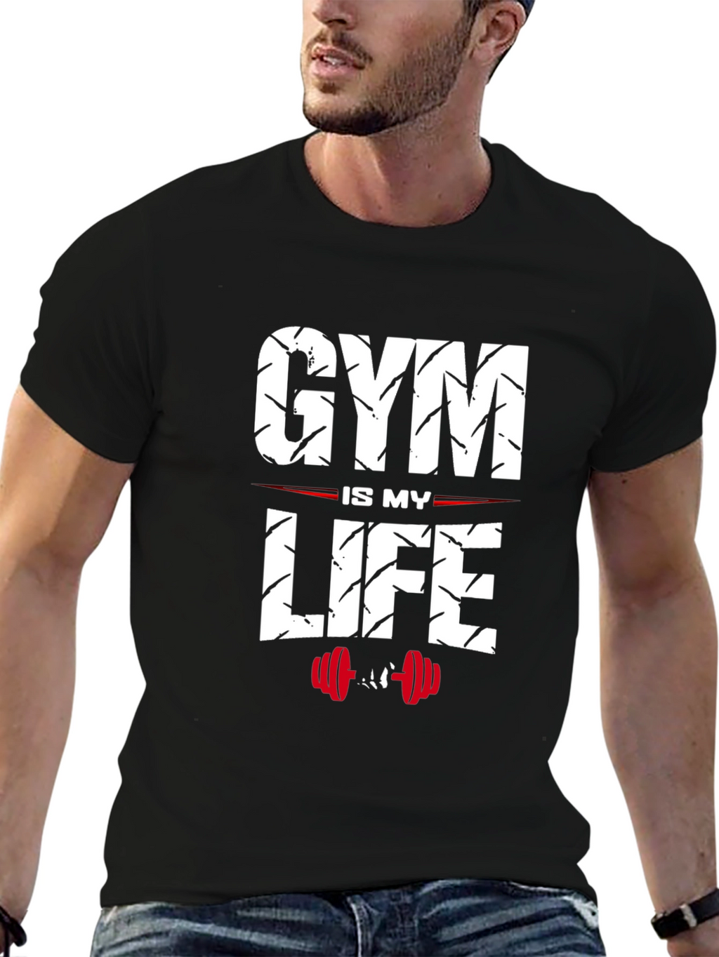 Gym Is My Life Graphic Tee