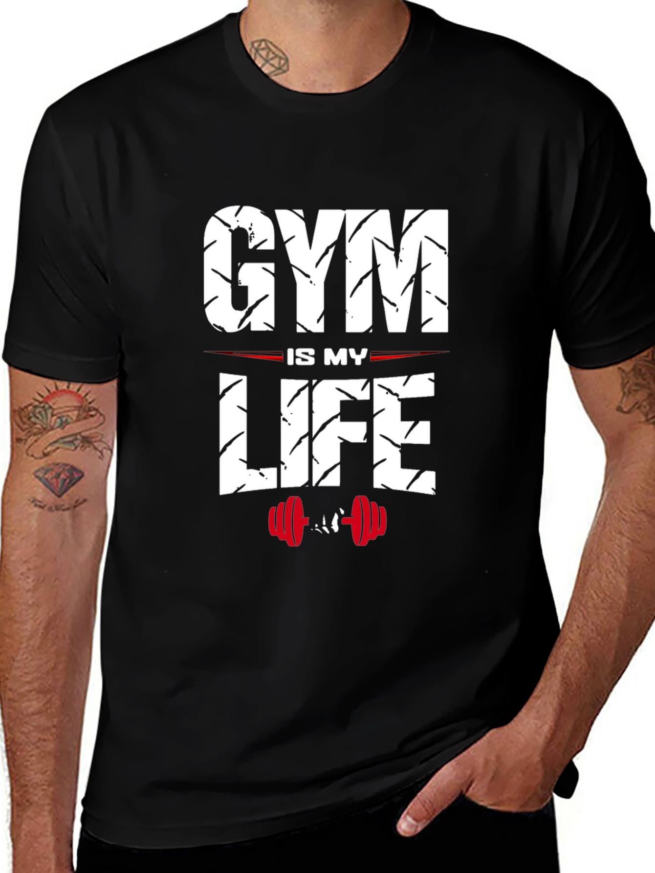 Gym Is My Life Graphic Tee
