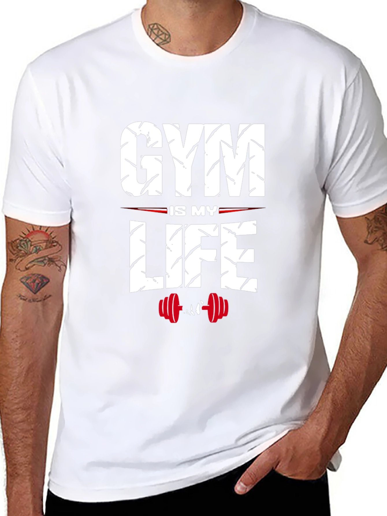 Gym Is My Life Graphic Tee