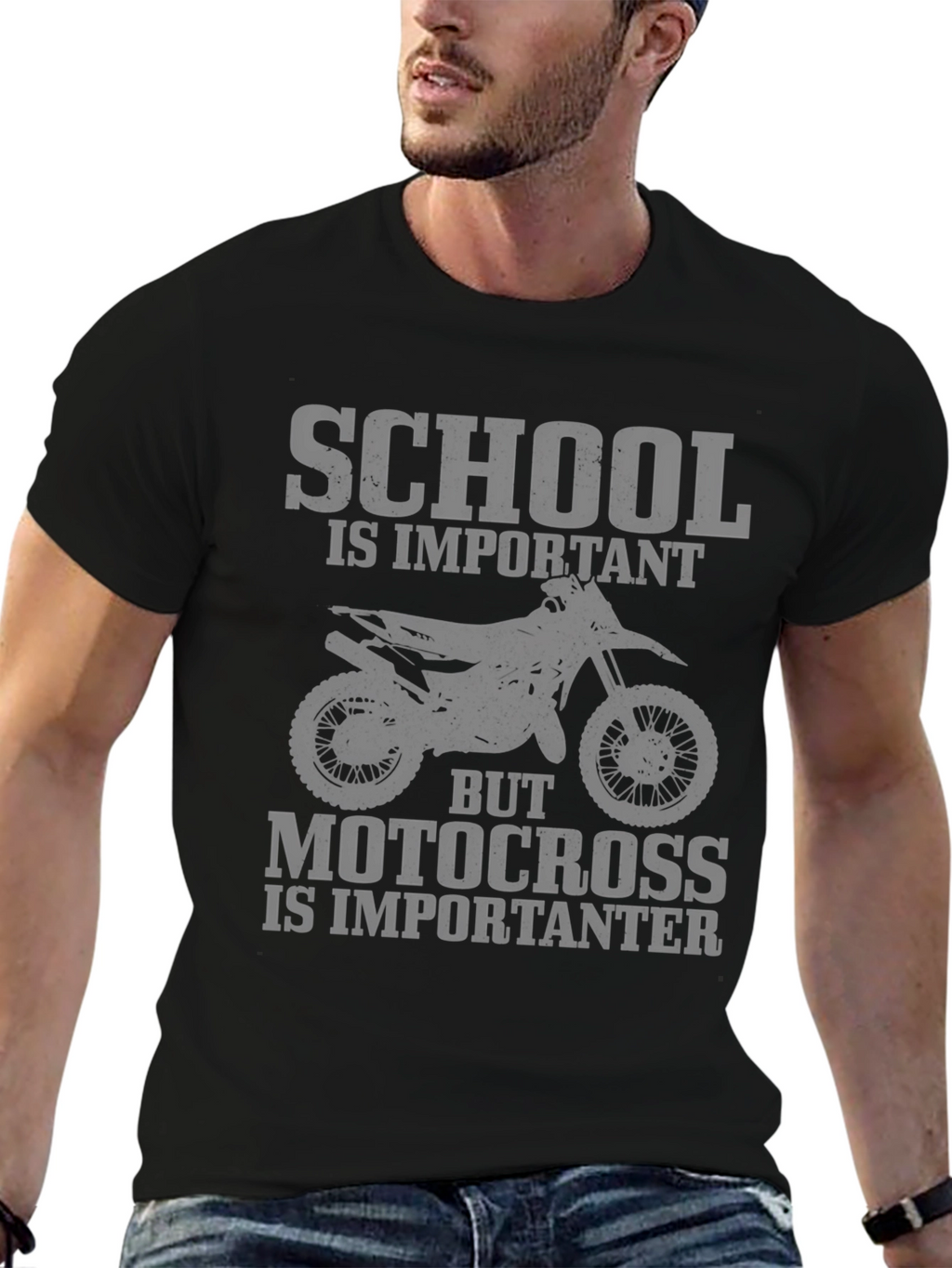 Motocross is Importanter Graphic T-Shirt
