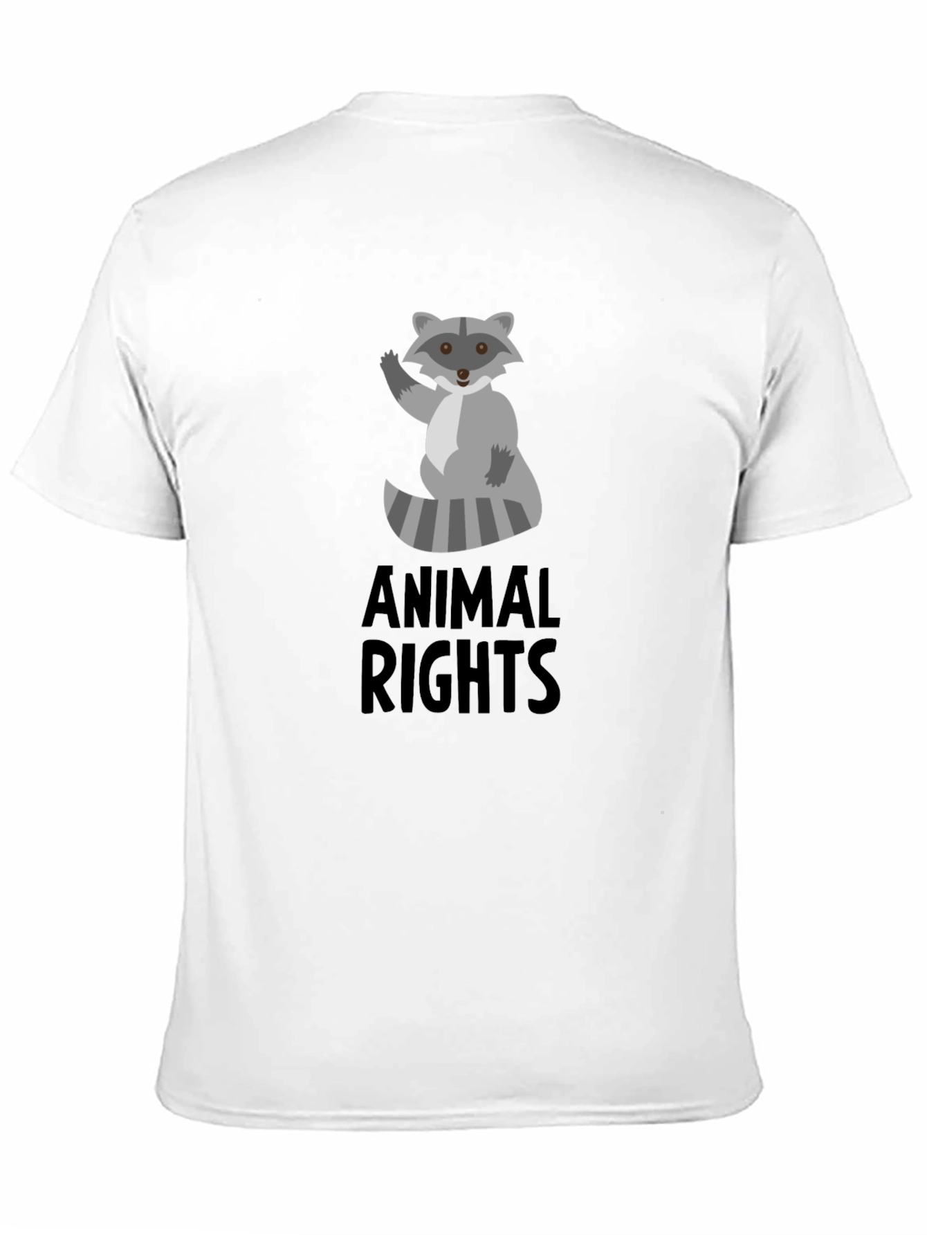 Animal Rights Raccoon Graphic Tee