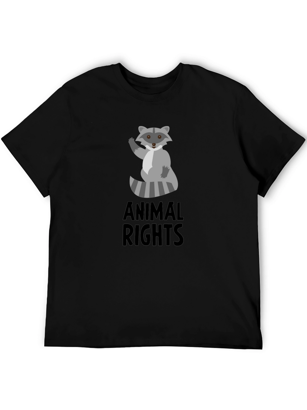 Animal Rights Raccoon Graphic Tee