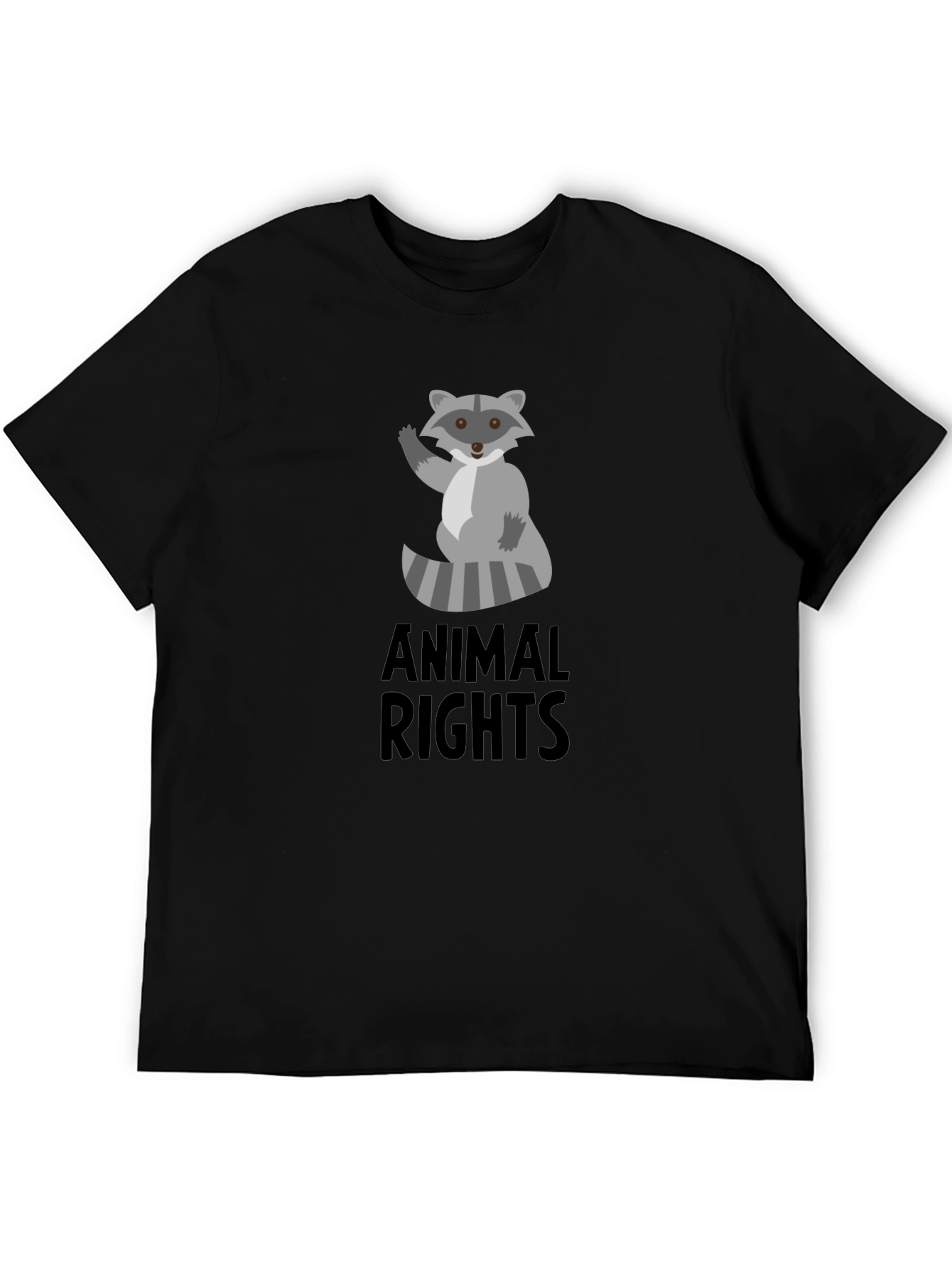 Animal Rights Raccoon Graphic Tee