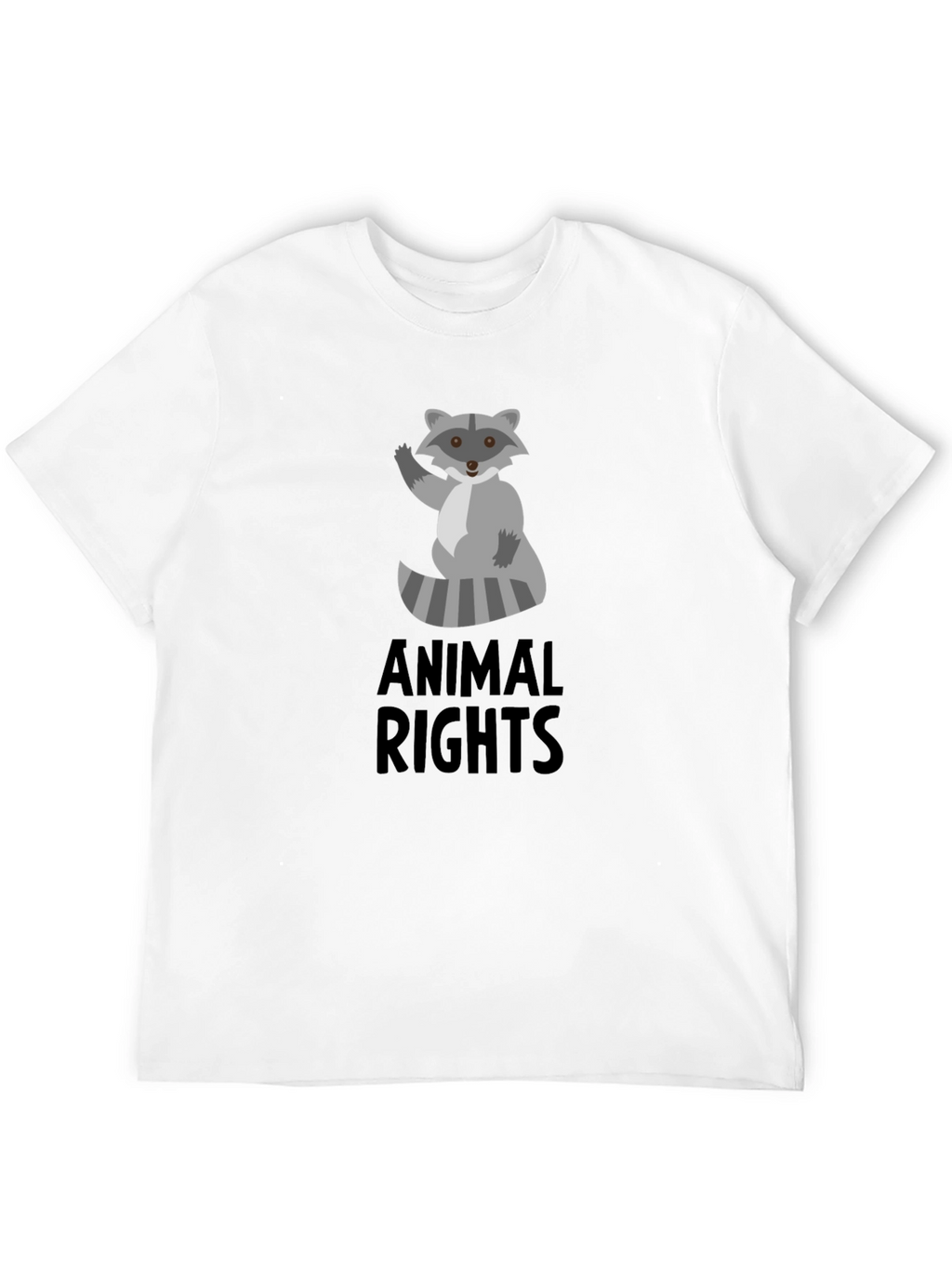 Animal Rights Raccoon Graphic Tee