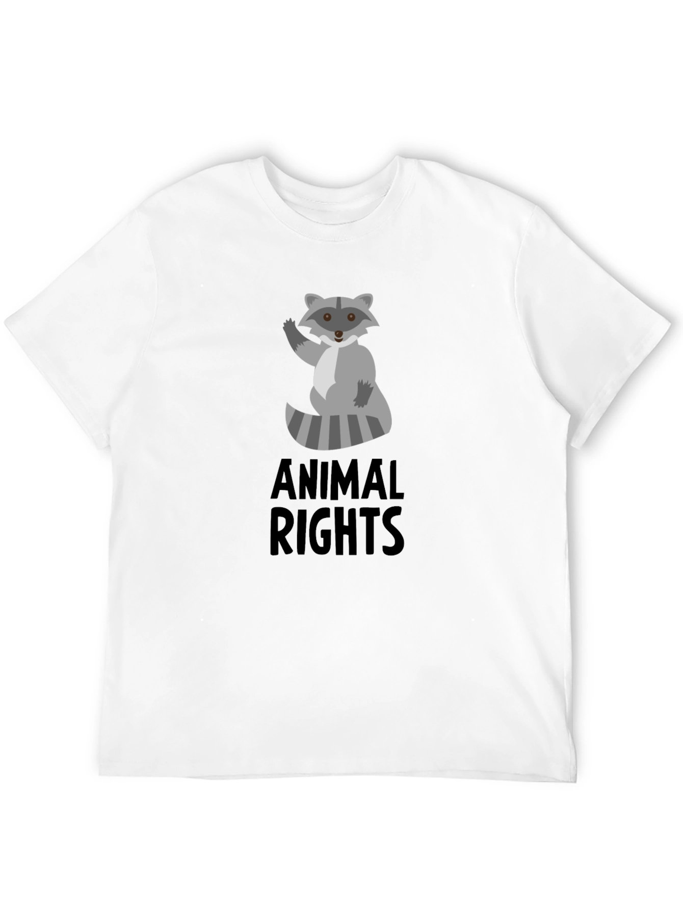 Animal Rights Raccoon Graphic Tee