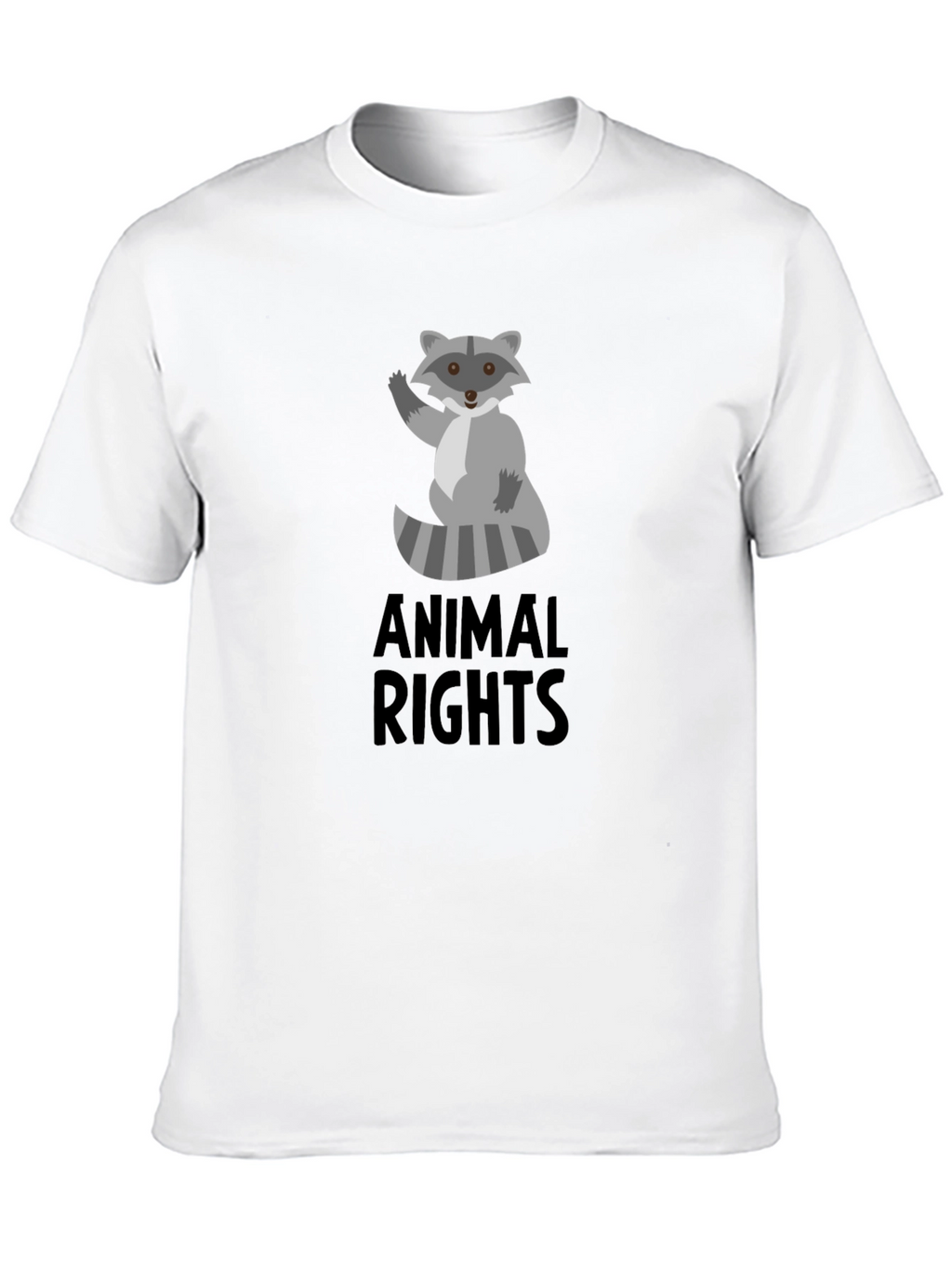 Animal Rights Raccoon Graphic Tee