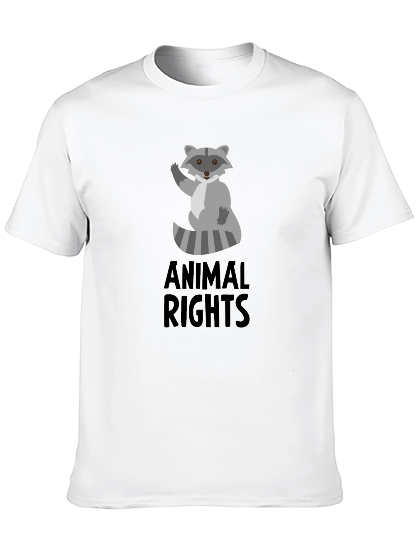Animal Rights Raccoon Graphic Tee
