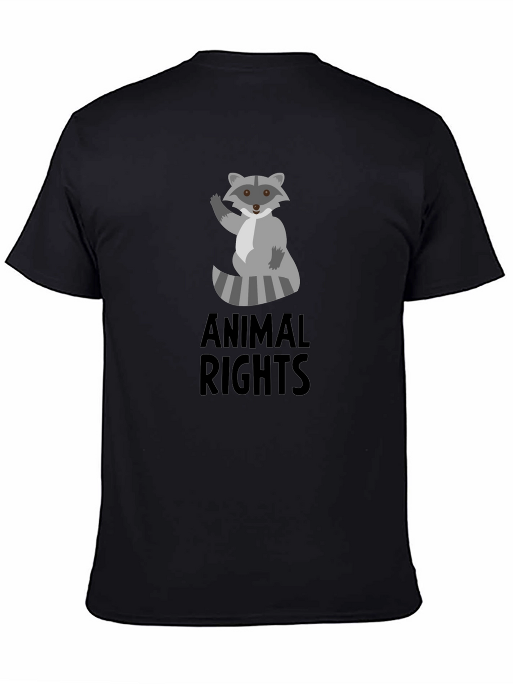 Animal Rights Raccoon Graphic Tee
