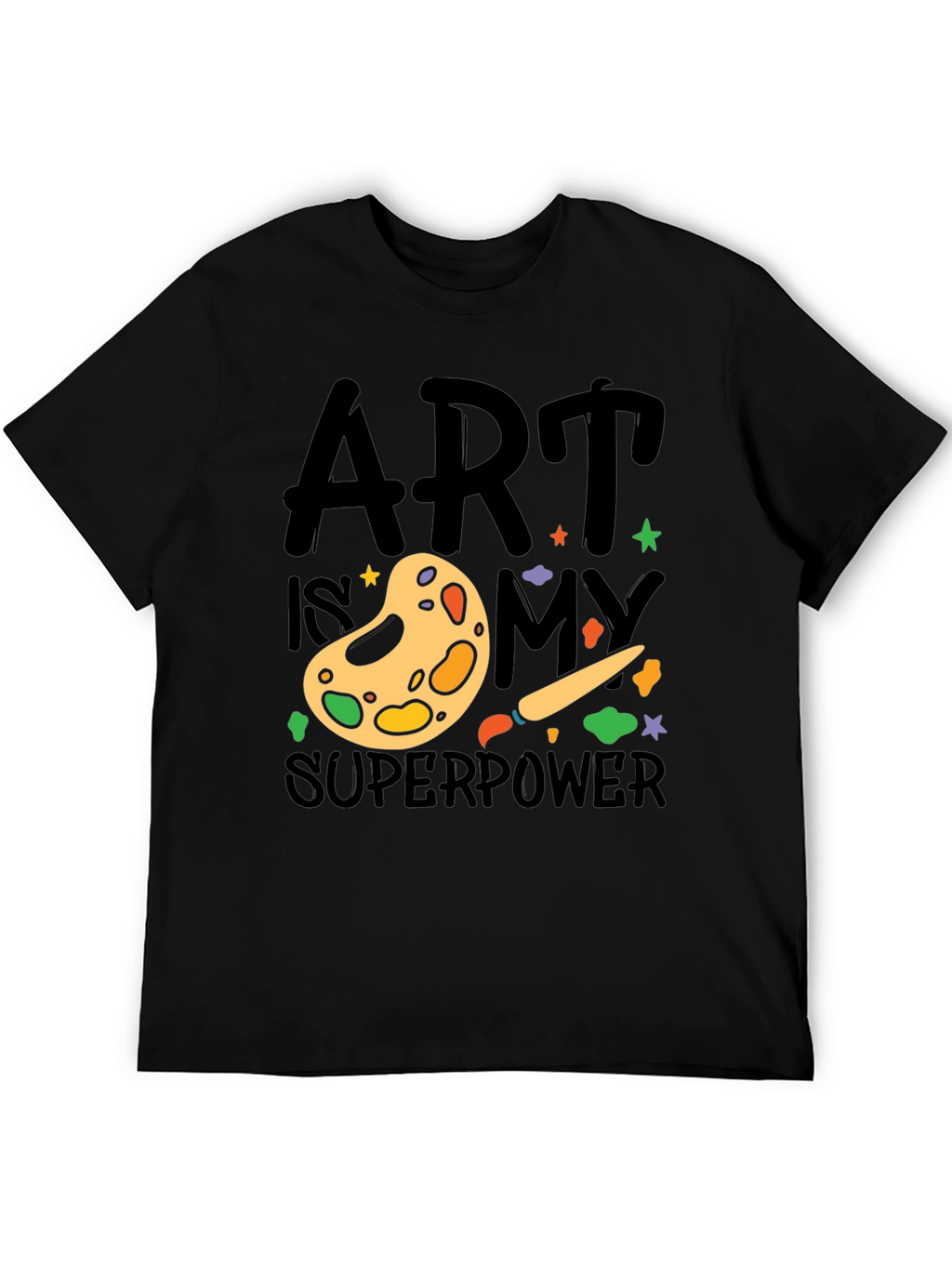 Art is My Superpower T-Shirt Artist Palette Design
