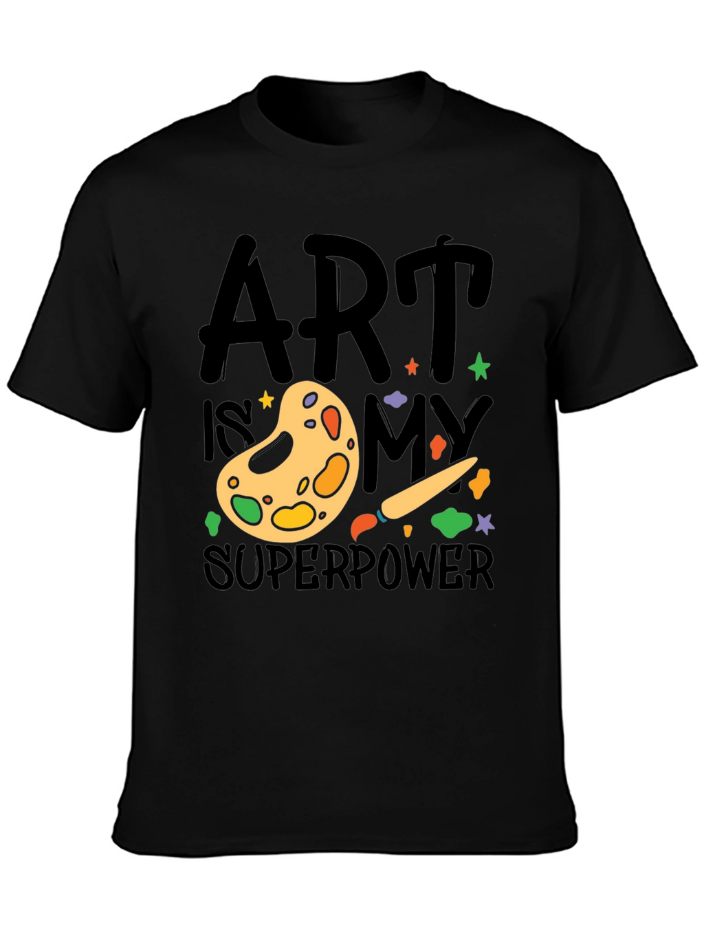 Art is My Superpower T-Shirt Artist Palette Design