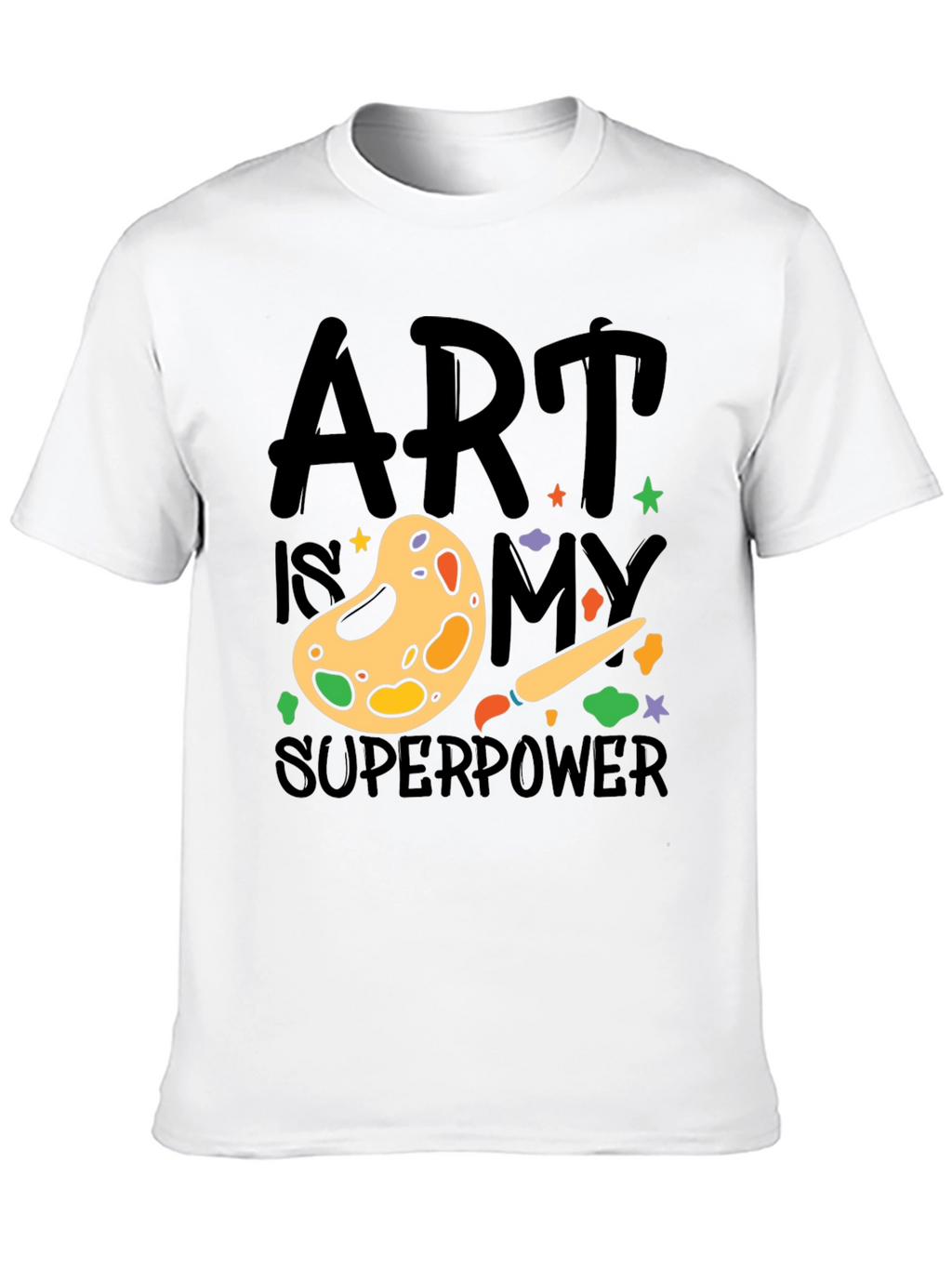 Art is My Superpower T-Shirt Artist Palette Design