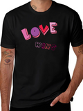 Love Wins Graphic Tee - Unisex Black T-Shirt