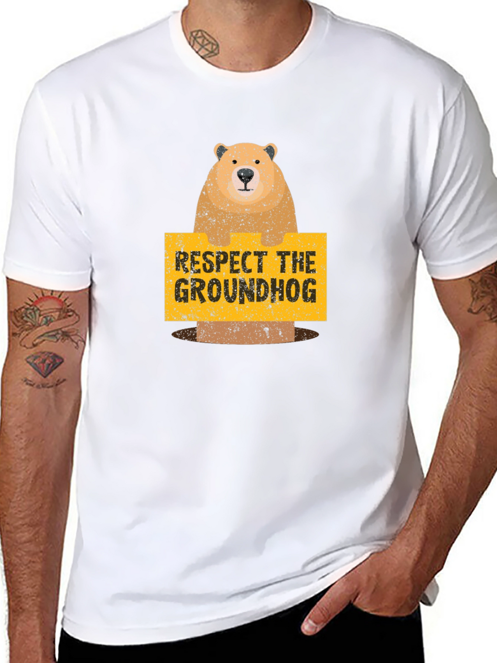 Respect the Groundhog T-Shirt