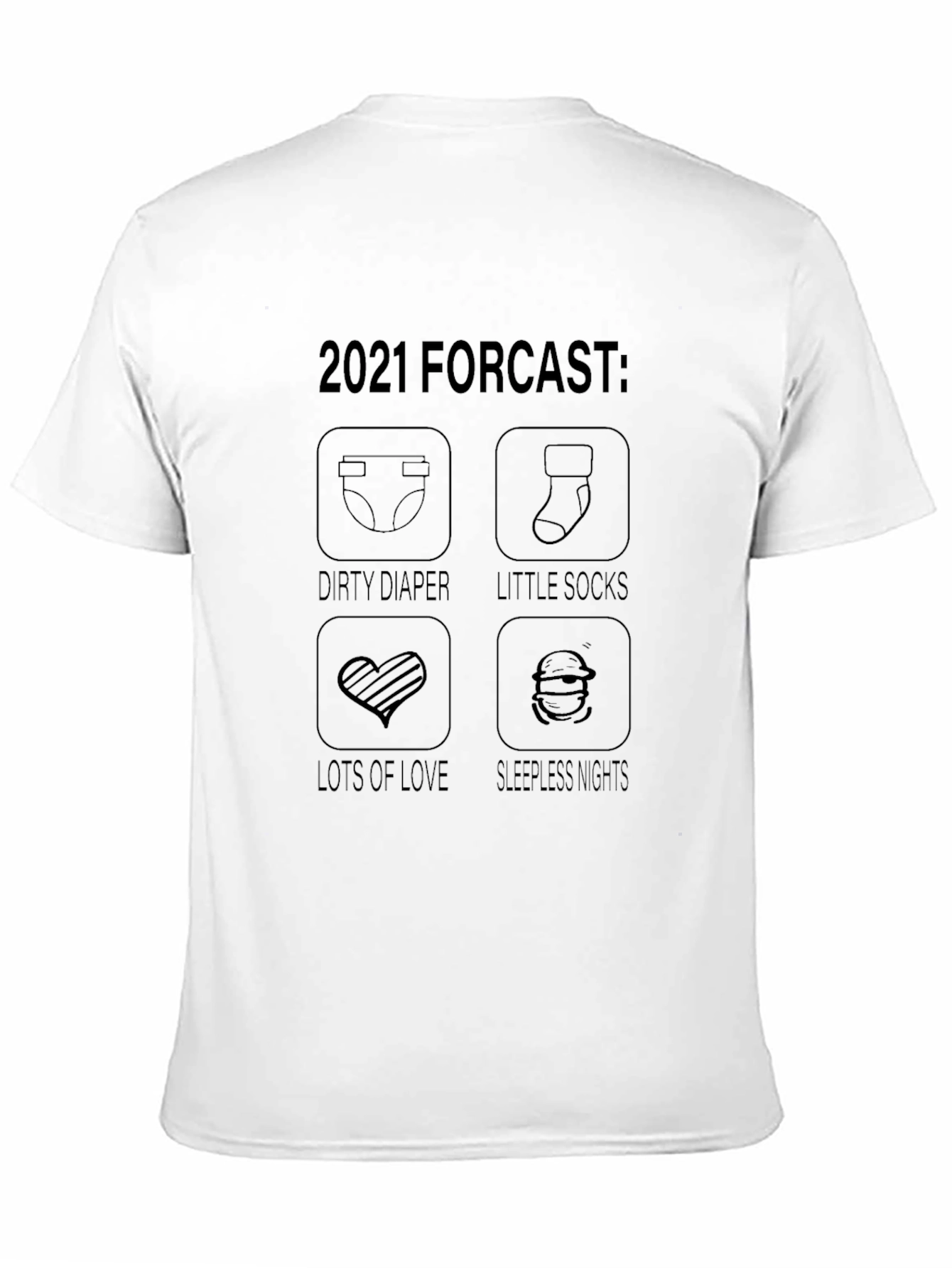 2021 Baby Forecast Graphic T-Shirt