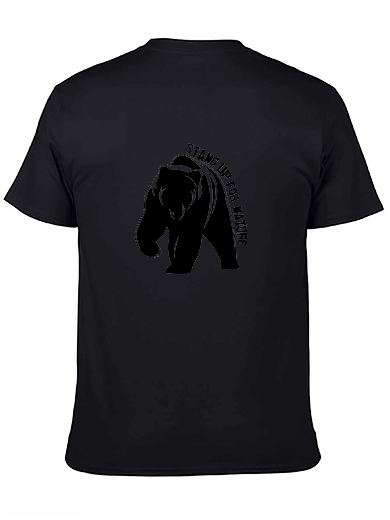 Stand Up for Nature Bear Graphic T-Shirt