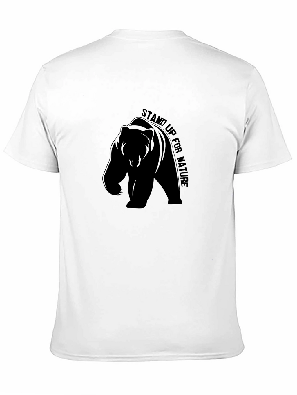 Stand Up for Nature Bear Graphic T-Shirt