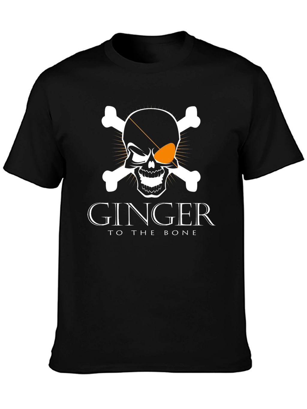 Ginger To The Bone T-Shirt Skull Crossbones