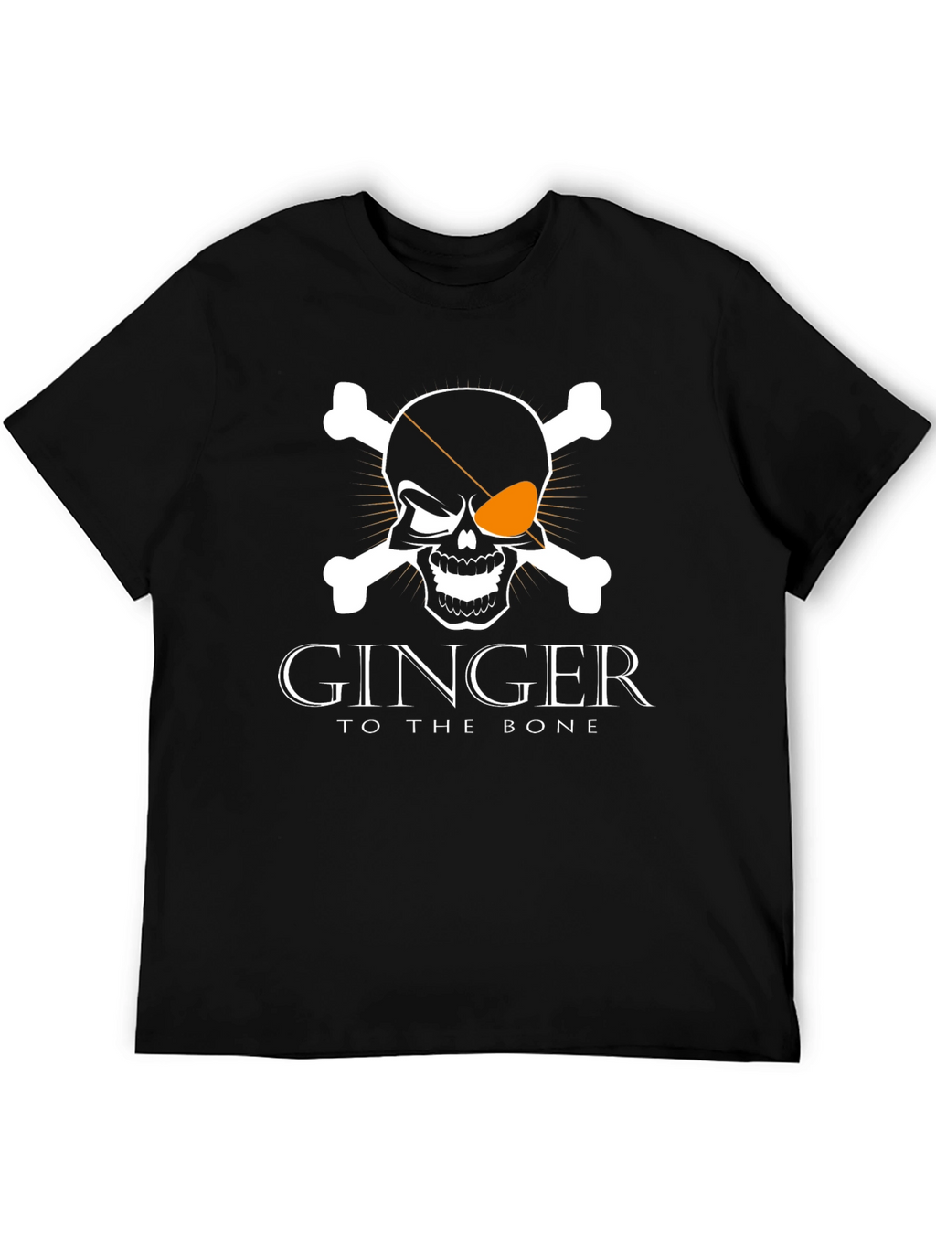 Ginger To The Bone T-Shirt Skull Crossbones