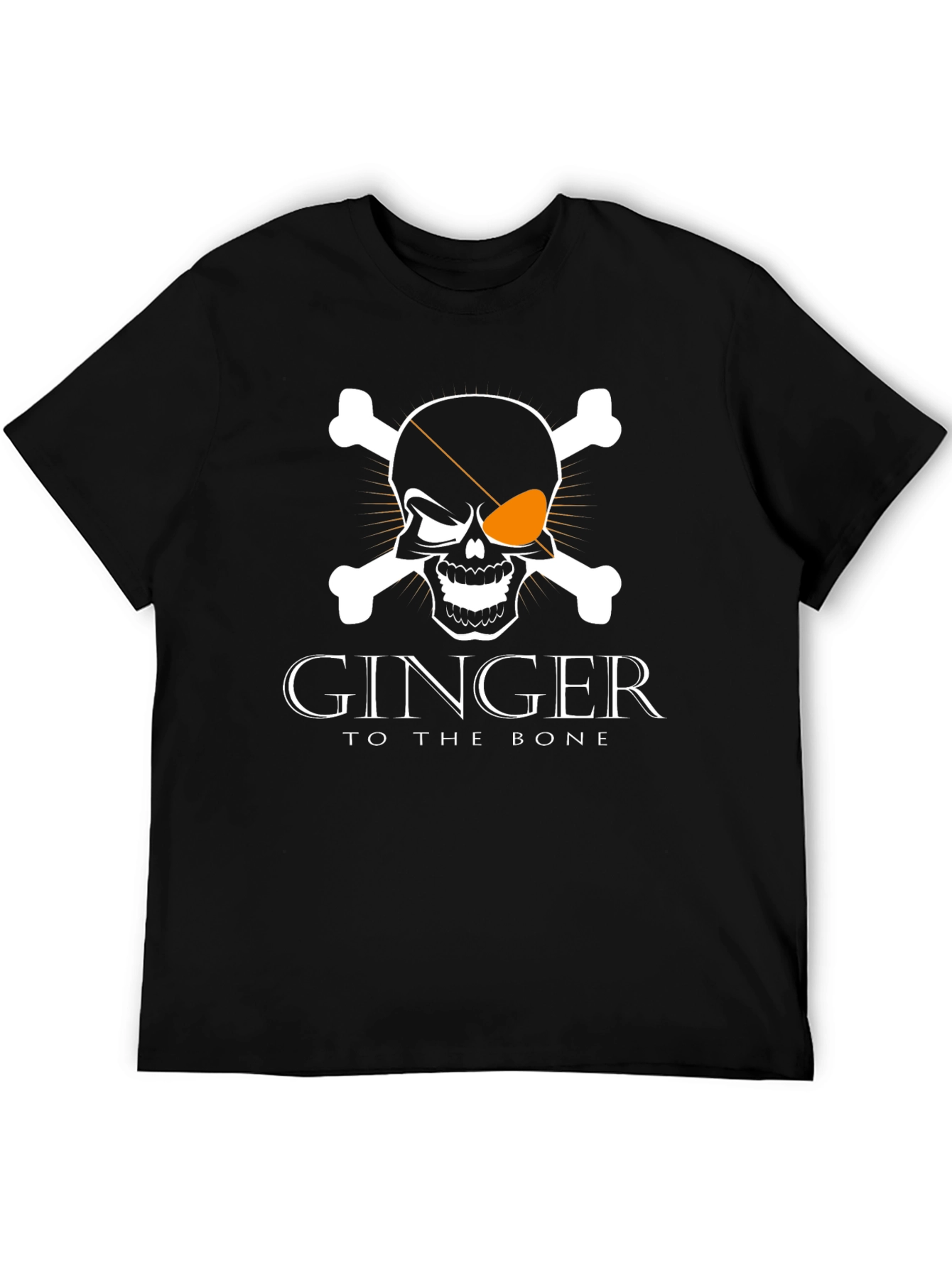 Ginger To The Bone T-Shirt Skull Crossbones