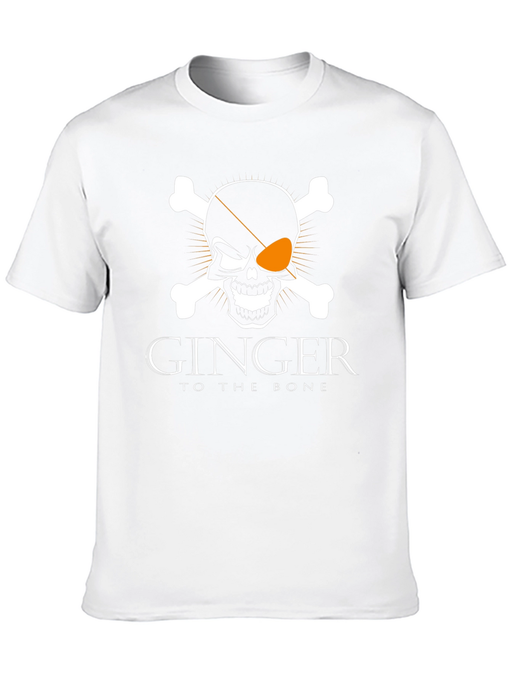 Ginger To The Bone T-Shirt Skull Crossbones