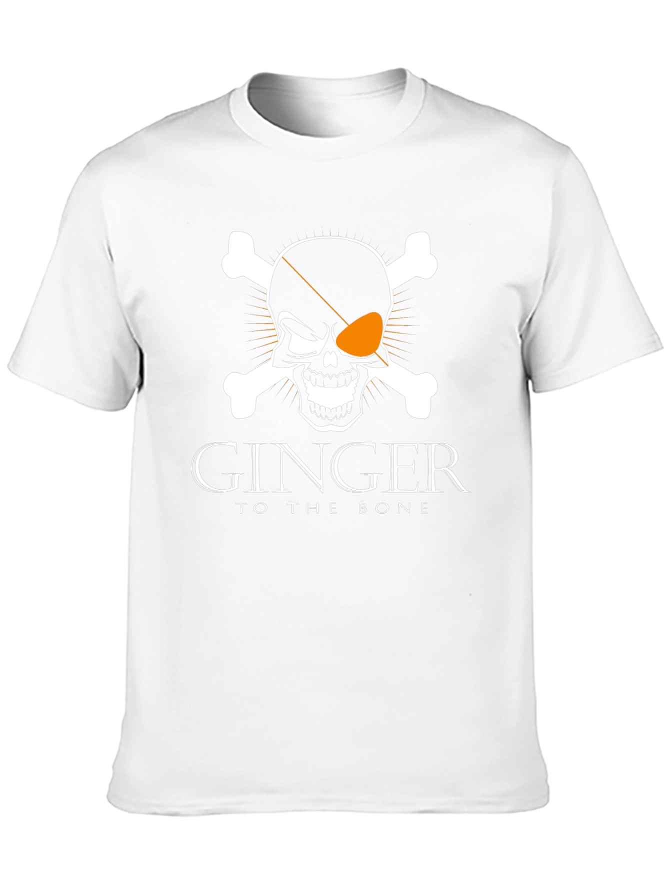 Ginger To The Bone T-Shirt Skull Crossbones