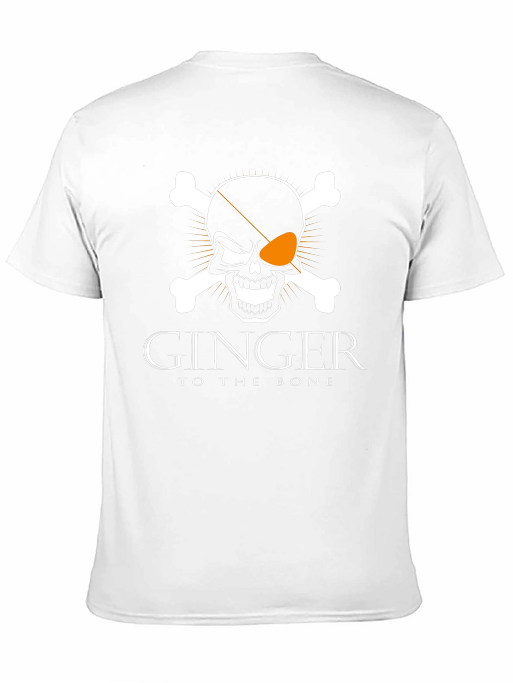Ginger To The Bone T-Shirt Skull Crossbones