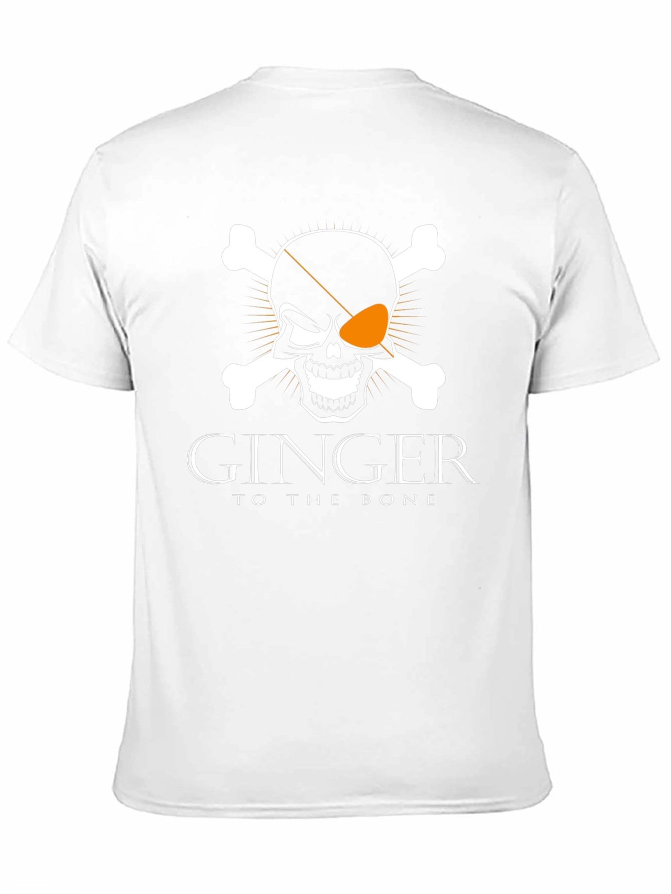Ginger To The Bone T-Shirt Skull Crossbones