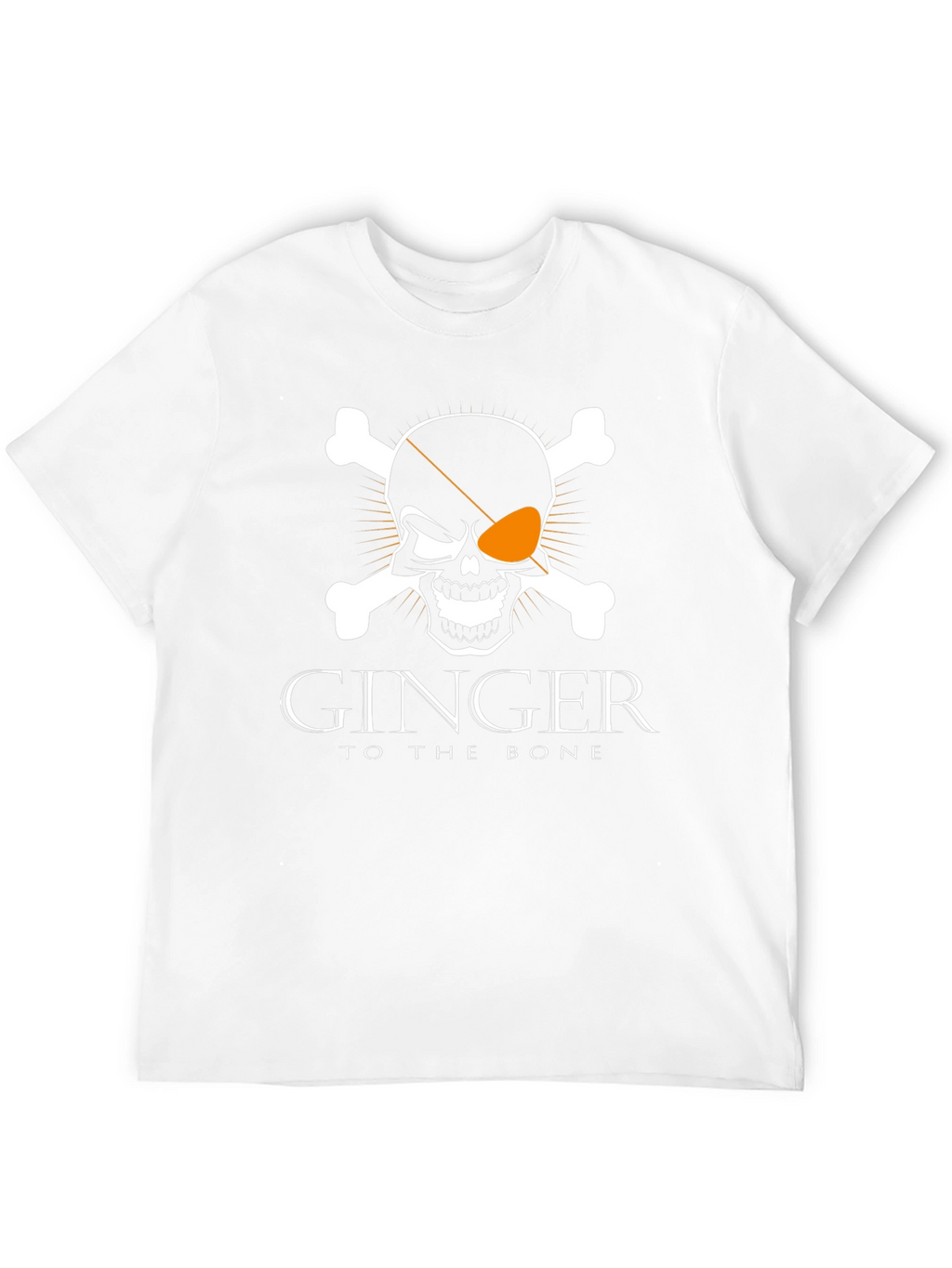 Ginger To The Bone T-Shirt Skull Crossbones