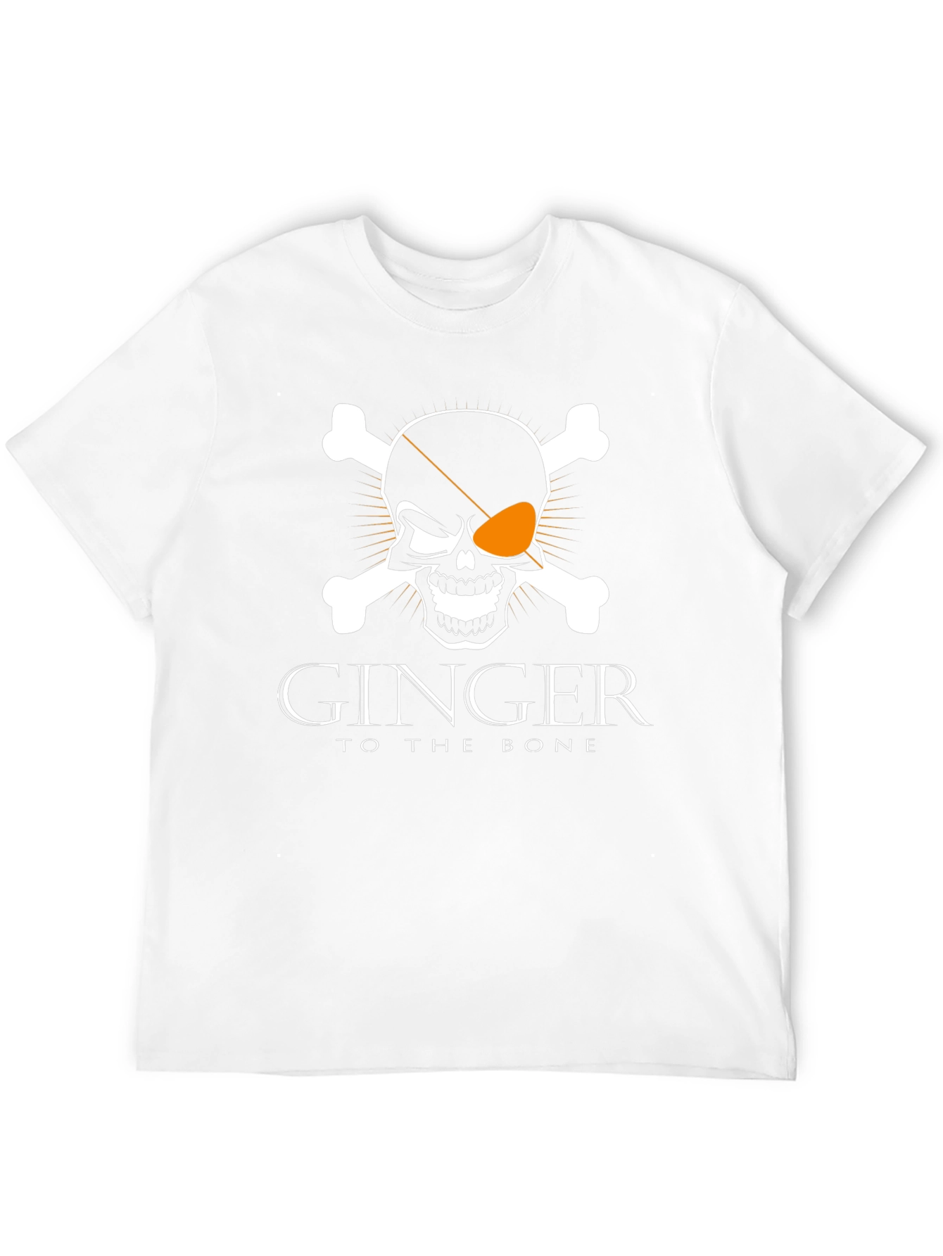 Ginger To The Bone T-Shirt Skull Crossbones