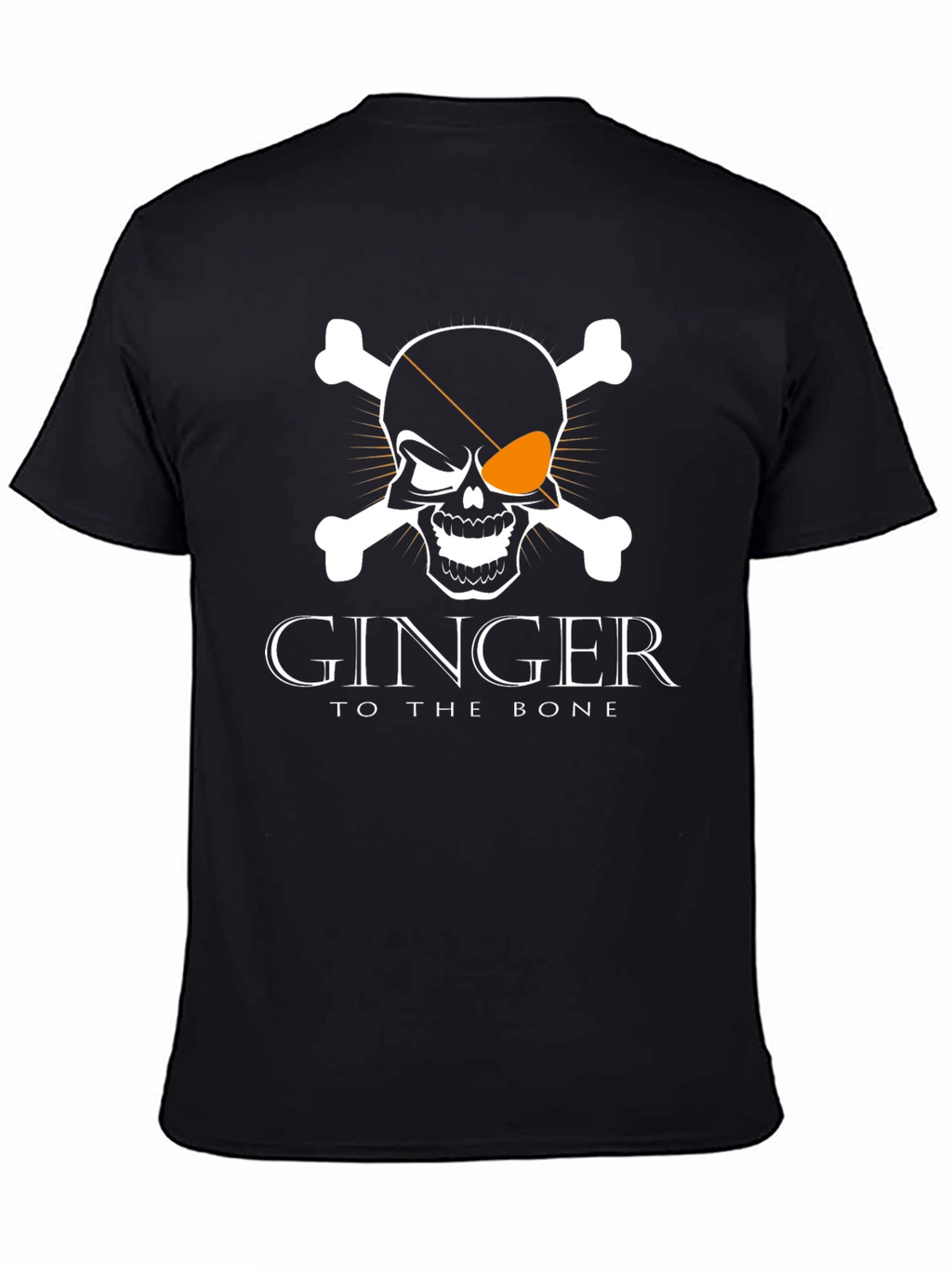 Ginger To The Bone T-Shirt Skull Crossbones