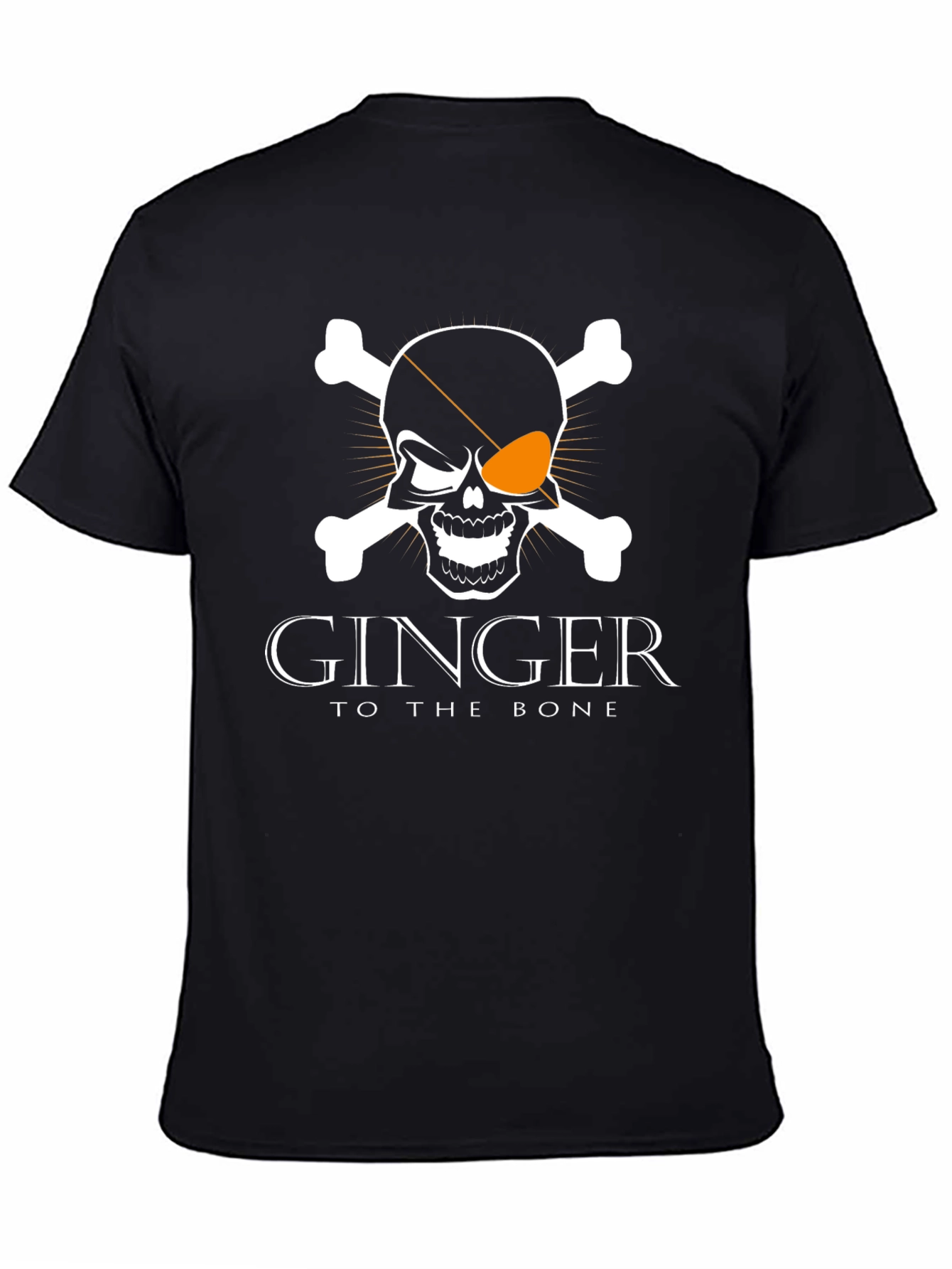 Ginger To The Bone T-Shirt Skull Crossbones