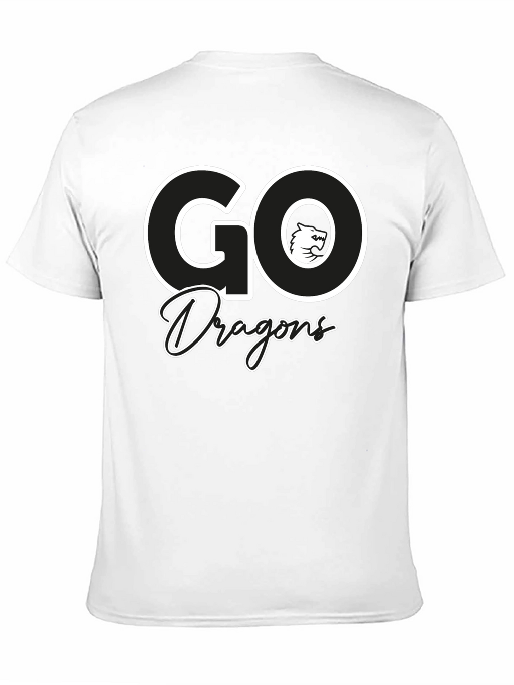 Go Dragons Graphic Tee - Black